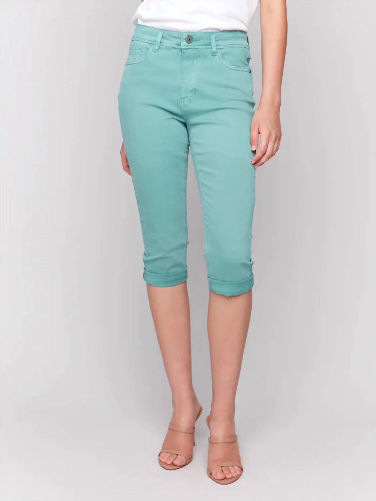 Women's Pedal Pusher Pant In Lilypad - Image 2
