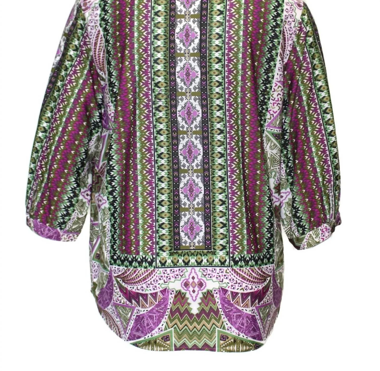 Women's Peggi Abstract Print Top In Purple - Image 2