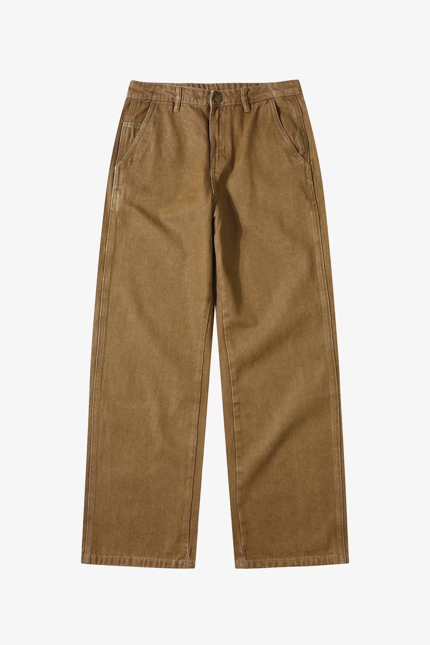 Women's Polino Denim Pants In Brown