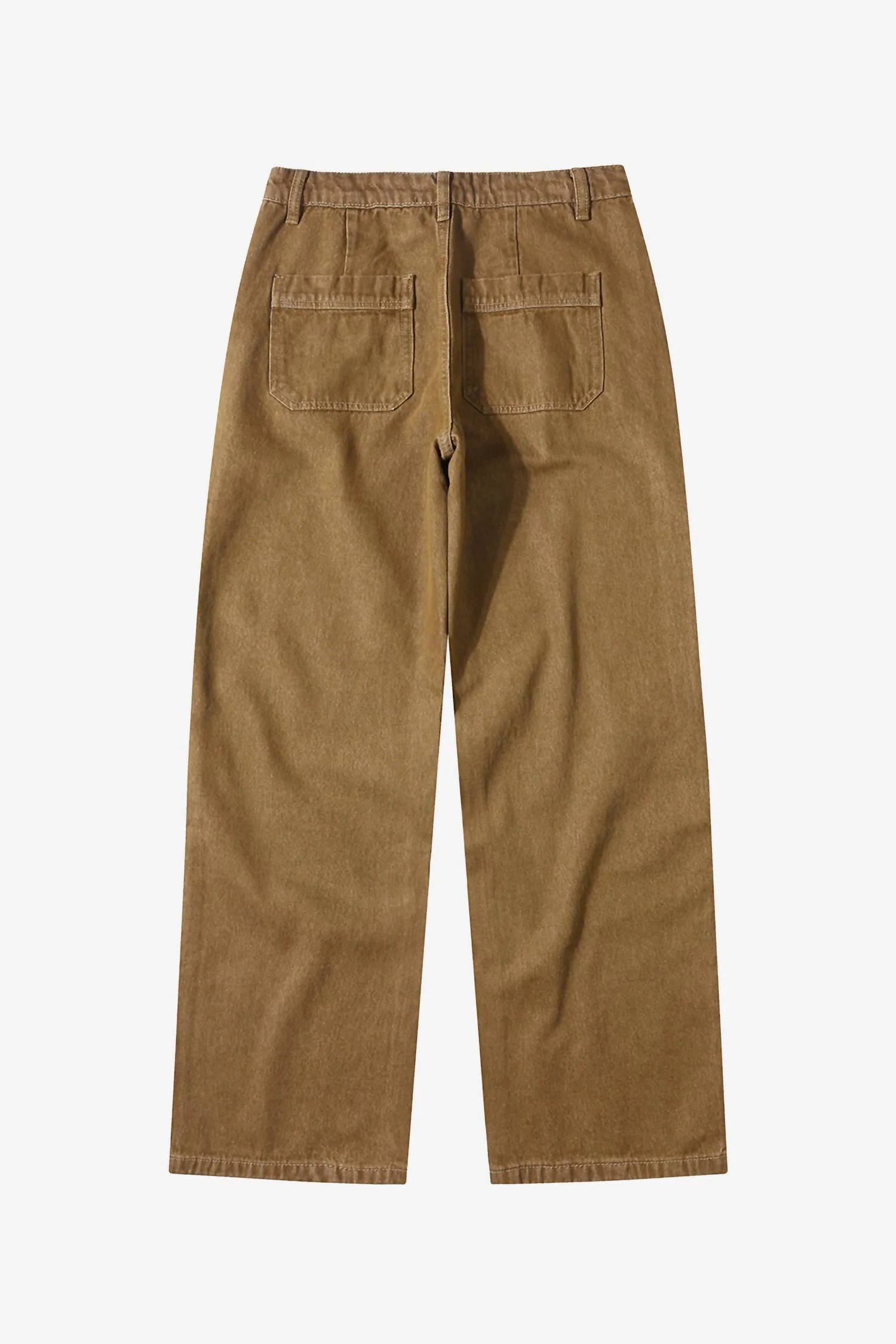 Women's Polino Denim Pants In Brown - Image 2