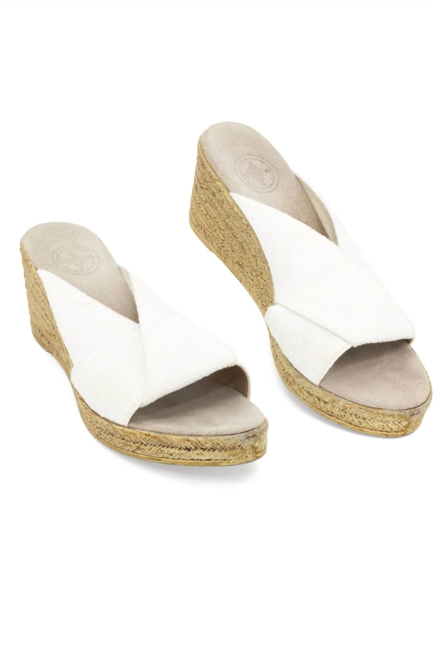 Women's Porter Espadrille Wedge Sandal In White - Image 3
