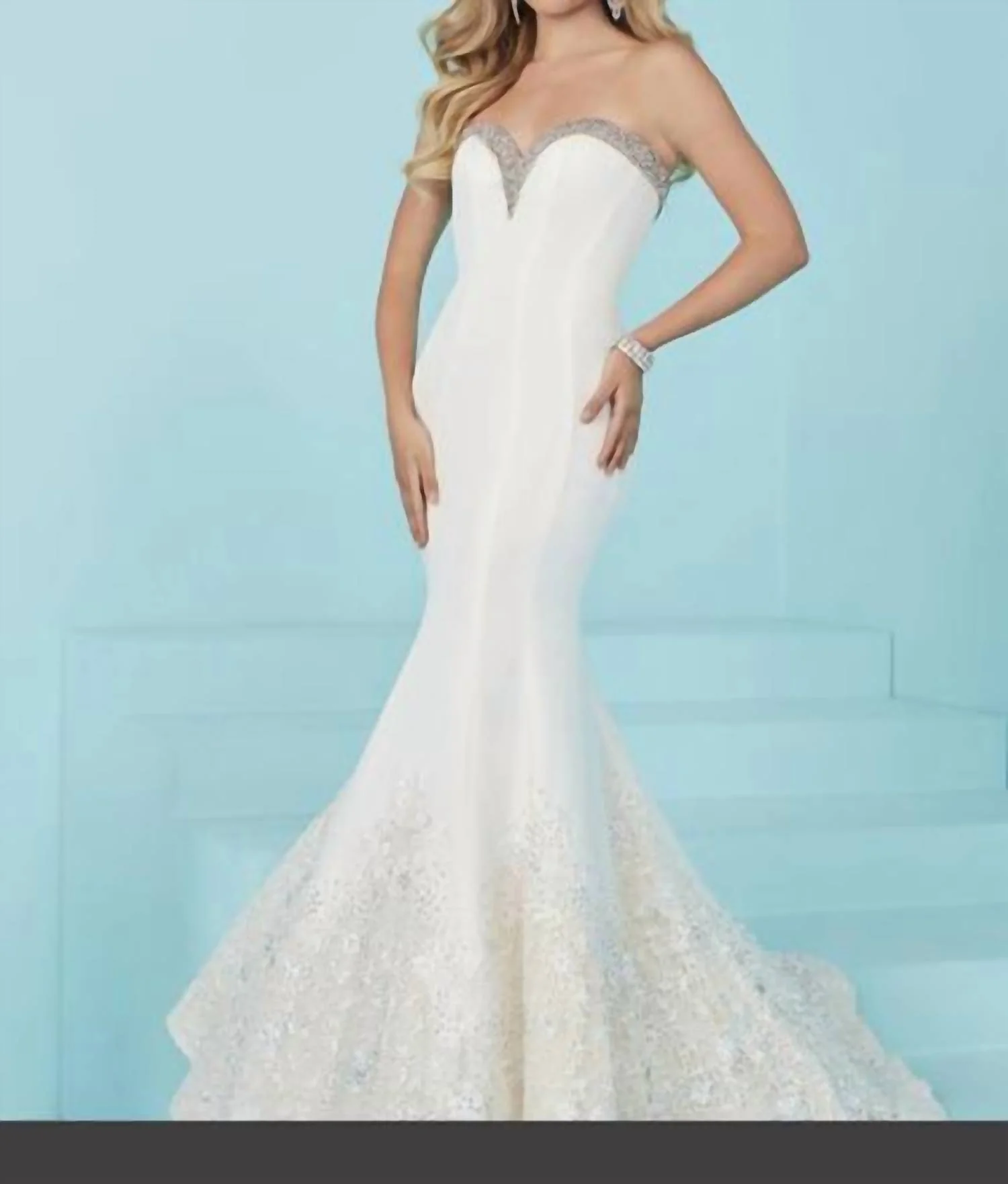 Women's Prom Dress In Ivory - Image 2