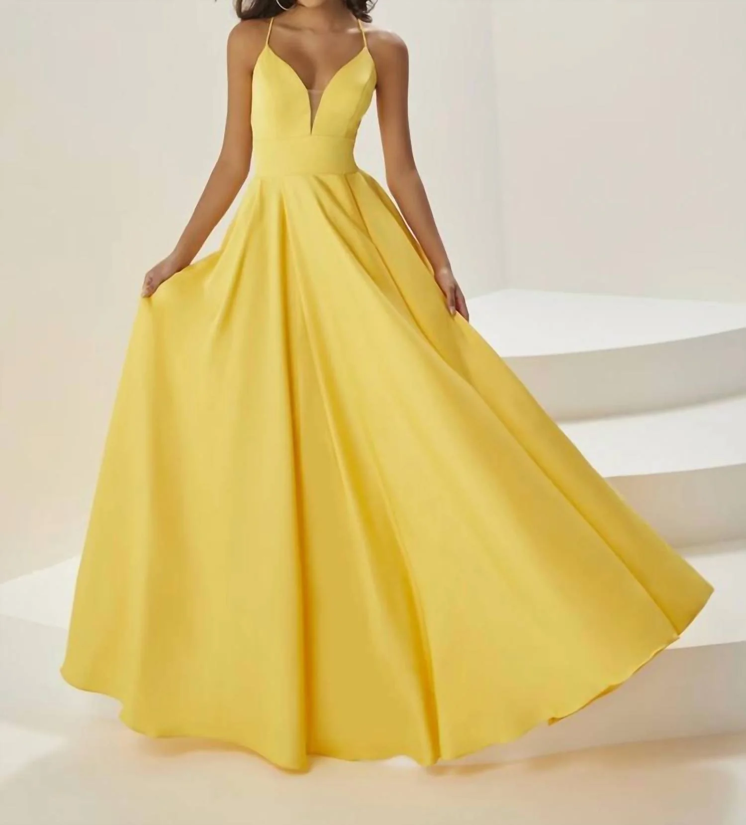 Women's Prom Dress In Yellow