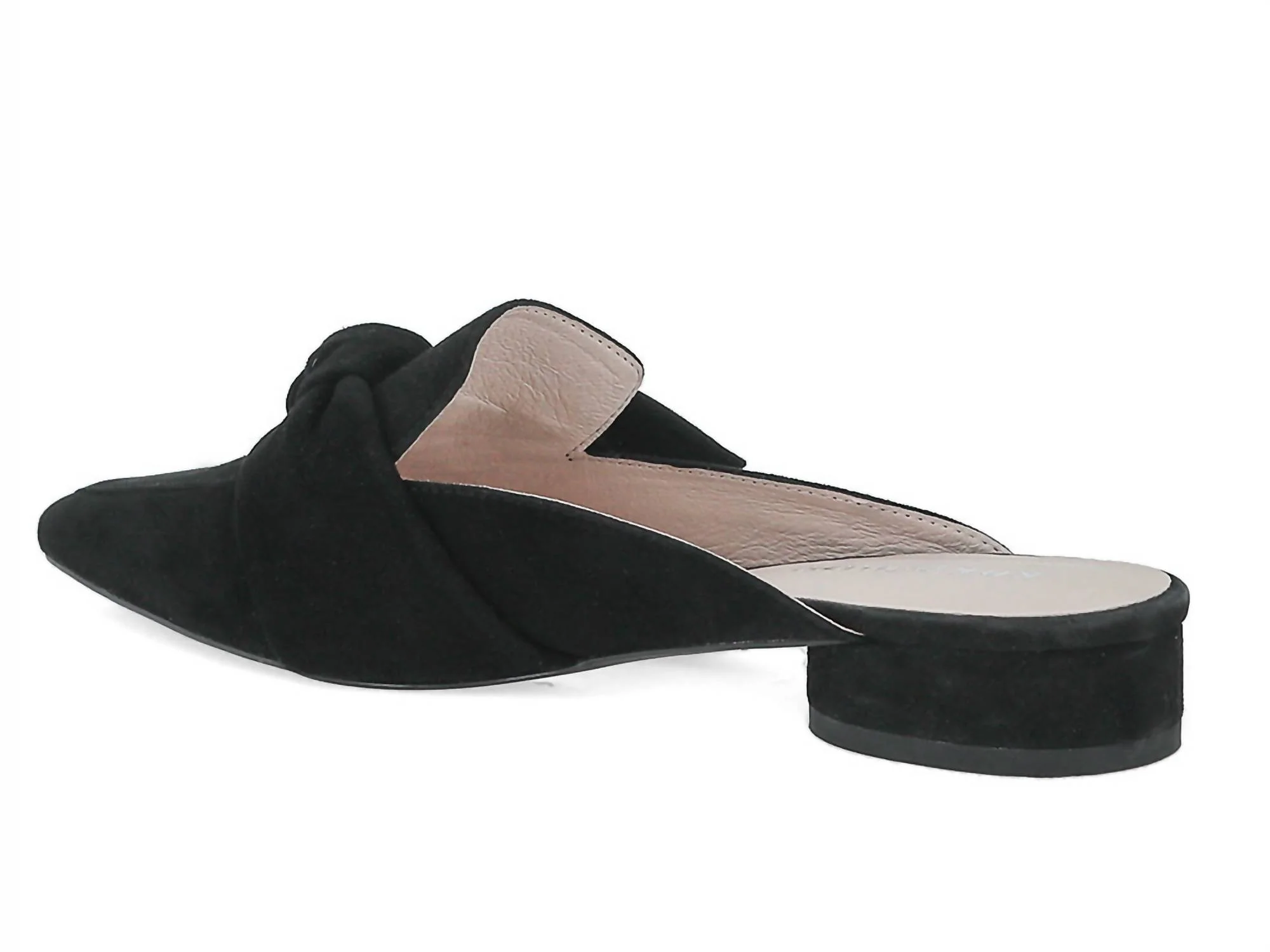 Women's Quantum Suede Mule In Black - Image 3