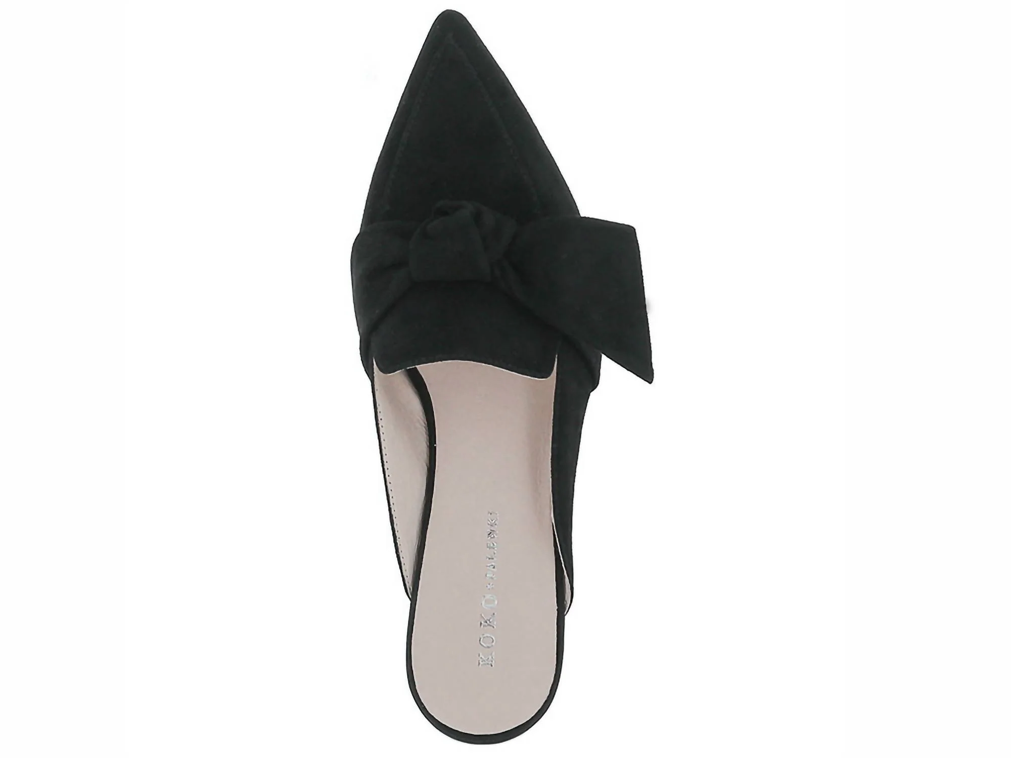 Women's Quantum Suede Mule In Black - Image 4