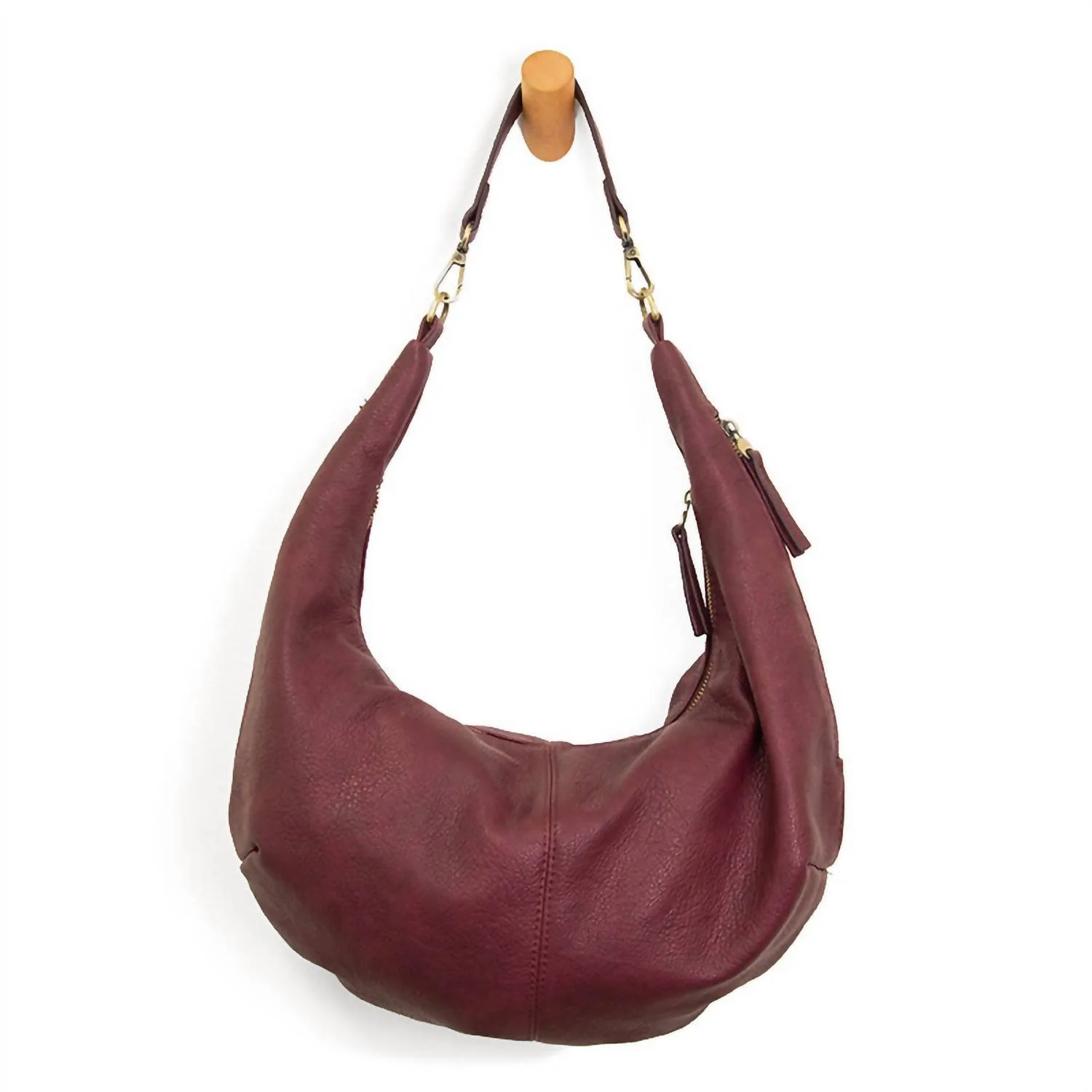 Women's Rhea Slouchy Crossbody Bag In Plum