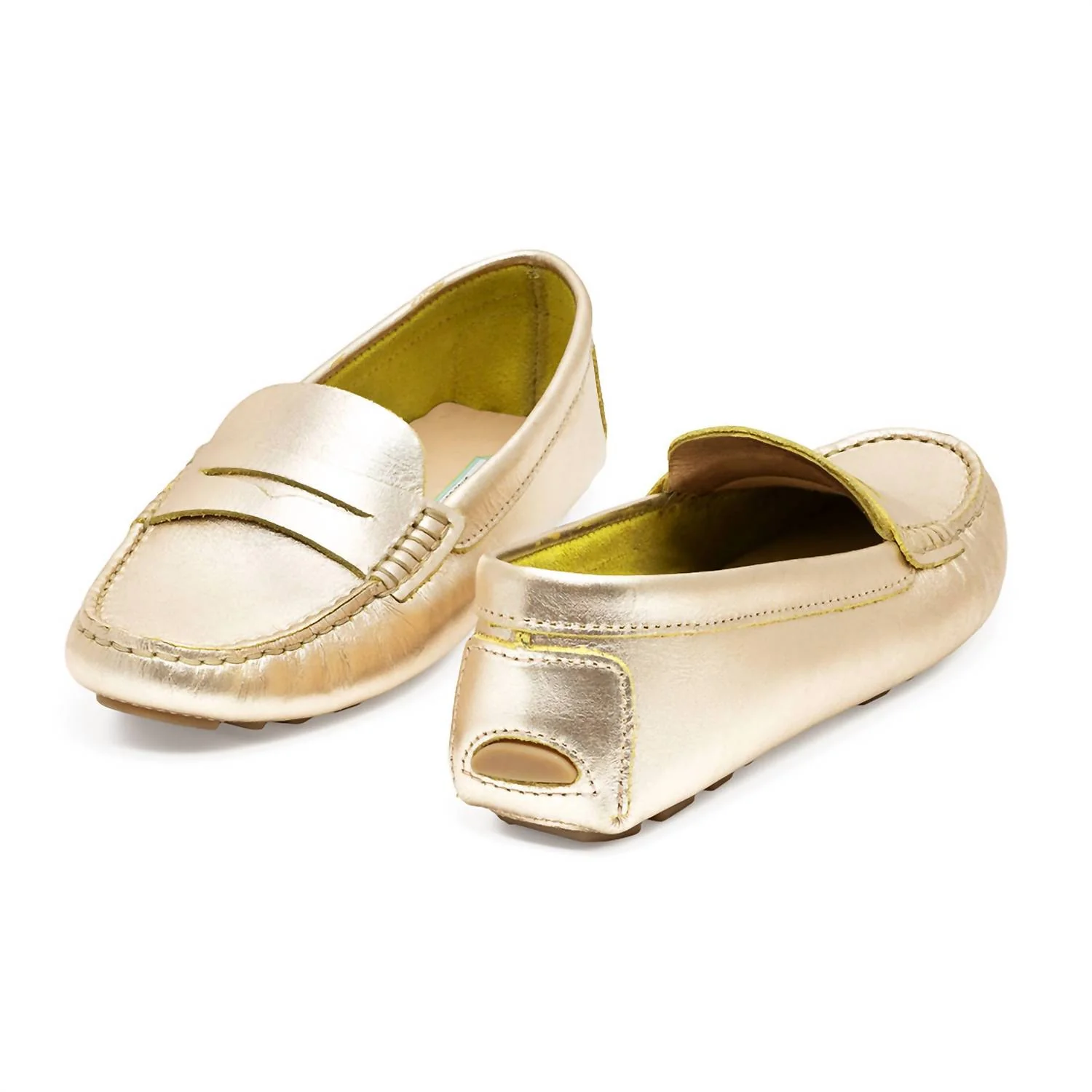 Women's Rio Loafer Flats In Gold - Image 2