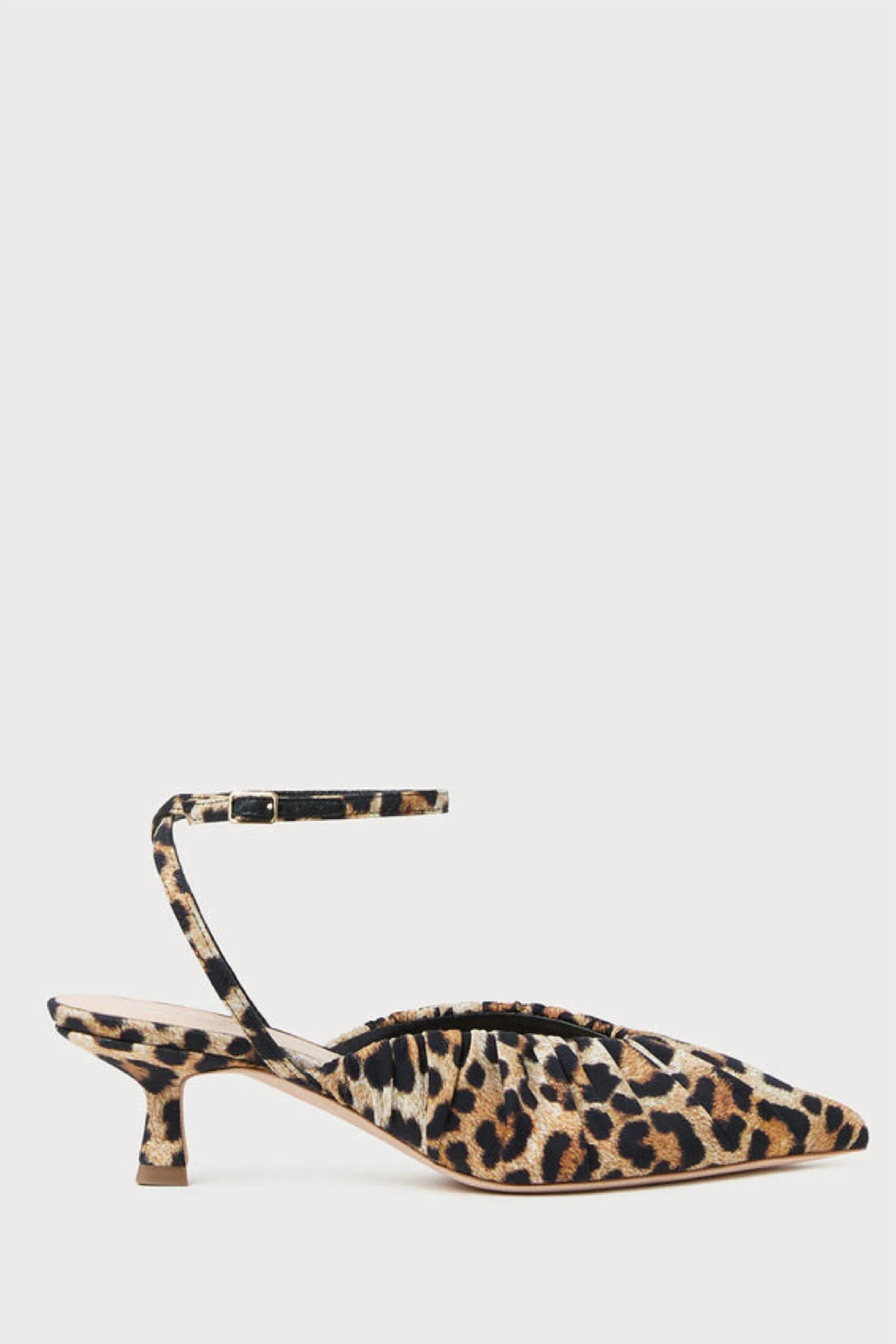 Women's Rio Smocked Kitten Heel In Leopard