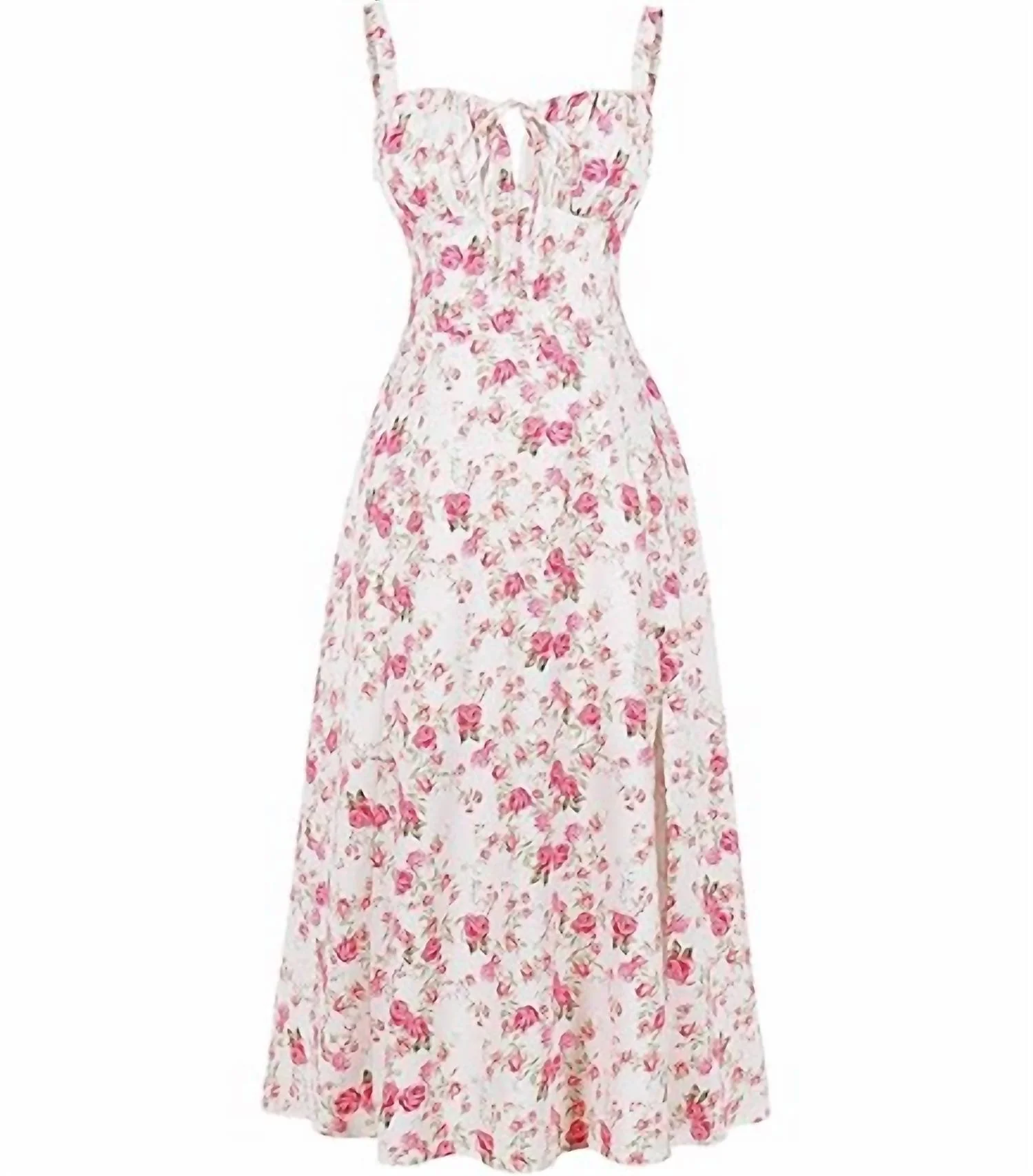 Women's Roses In Bloom Midi Dress In Pink