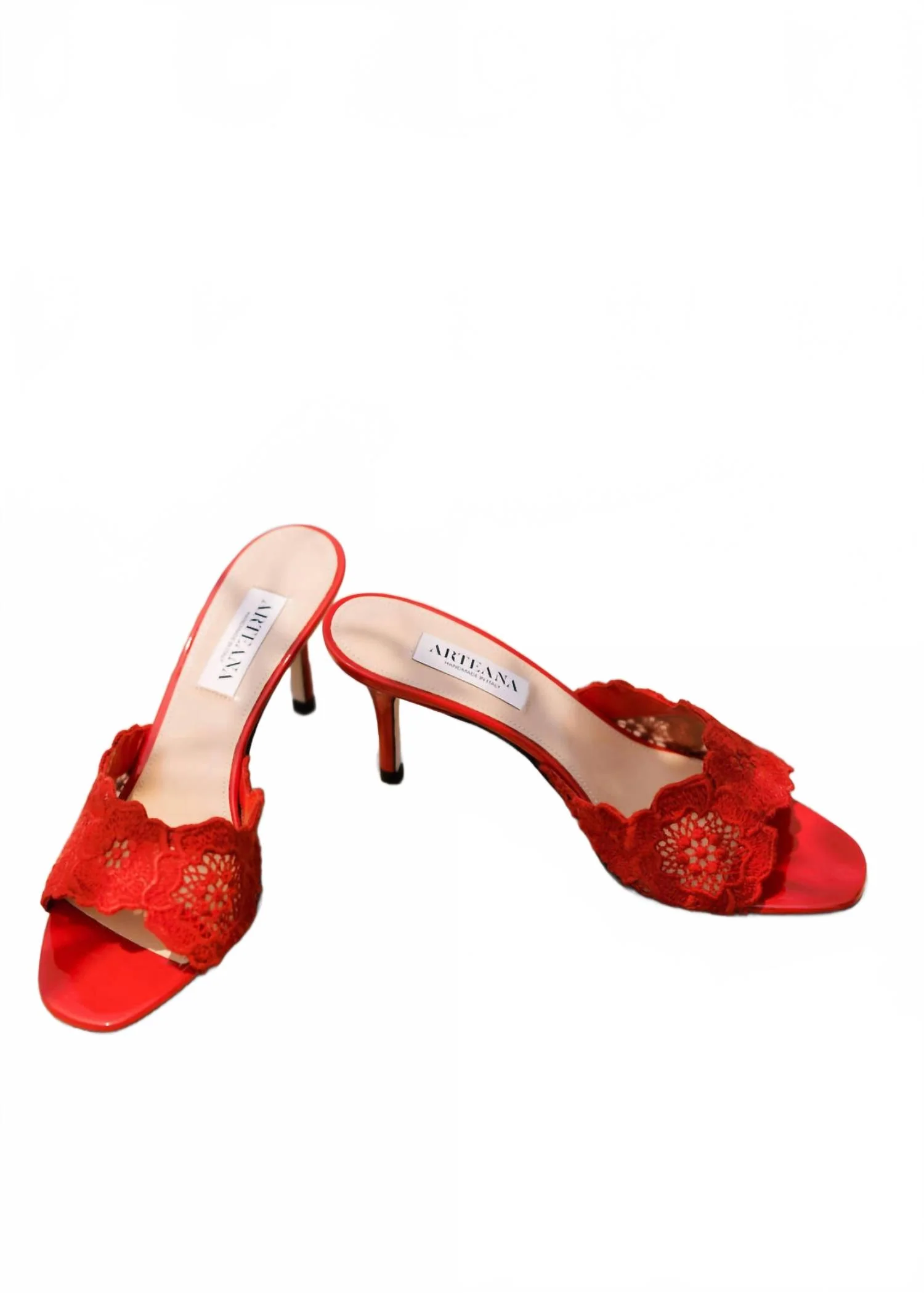 Women's Rouge Como 75 Heel In Red - Image 2