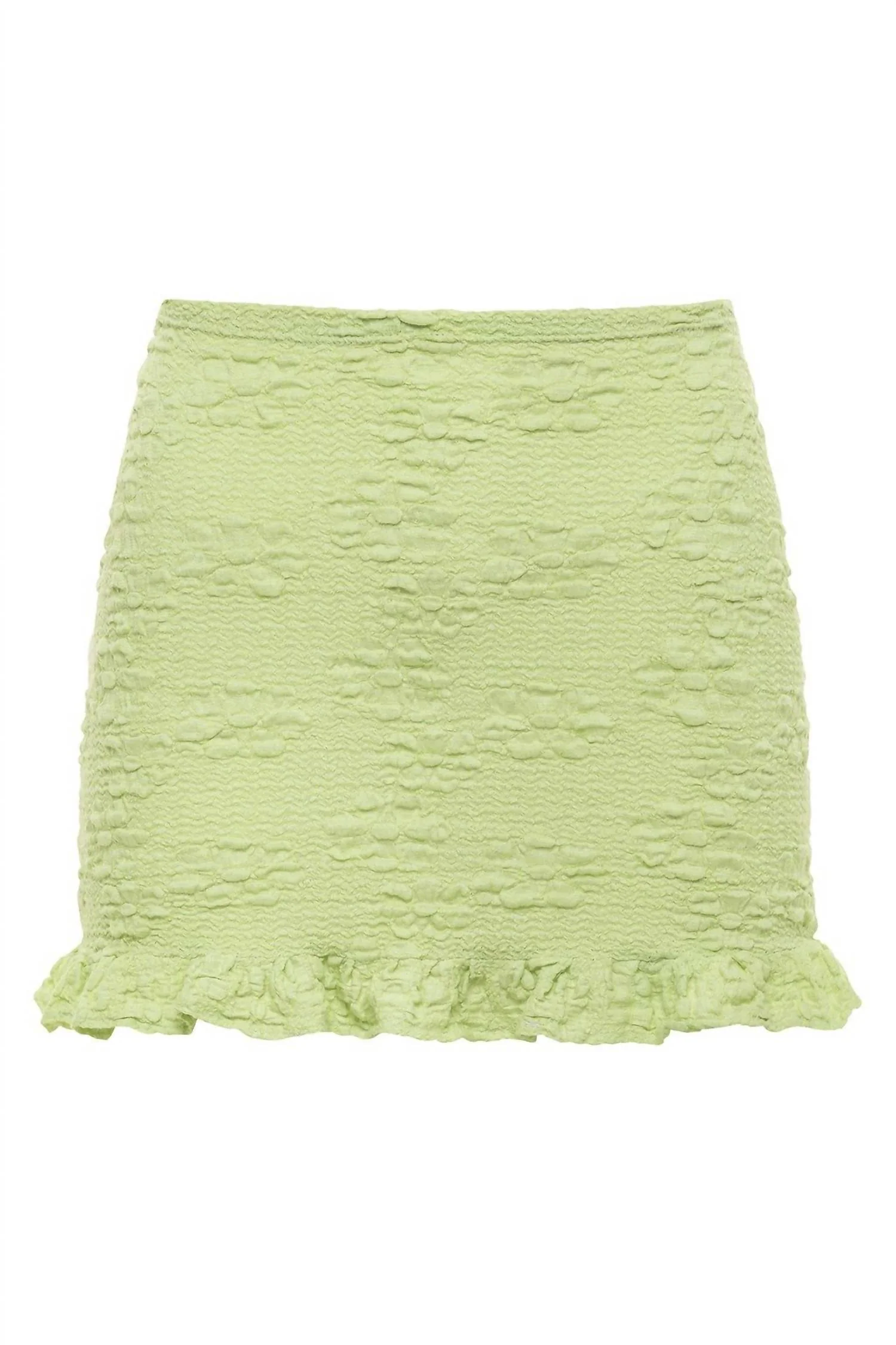 Women's Ruffle Micro Skirt In Avo Floral
