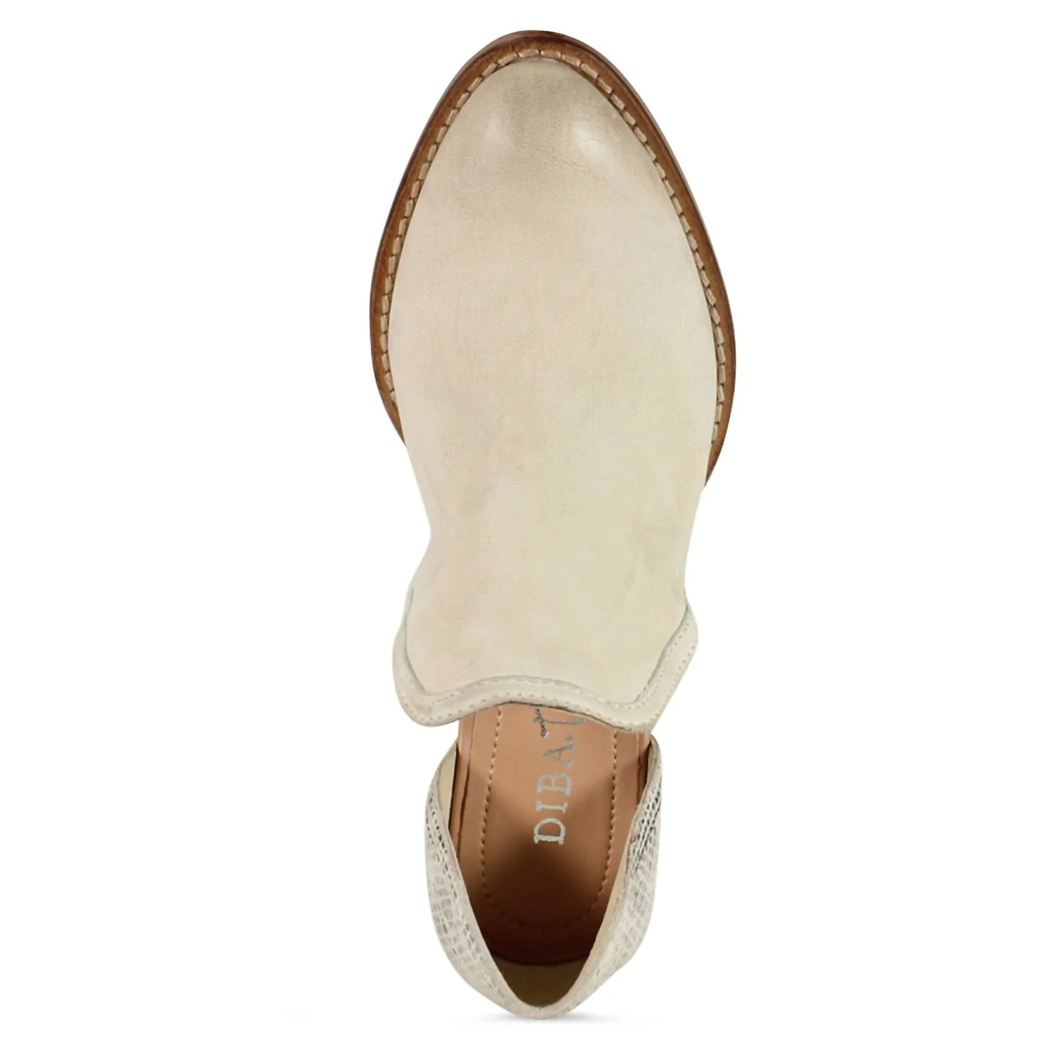 Women's Shy Town Side Cut-Out Ankle Boots In Stone & Spot - Image 5