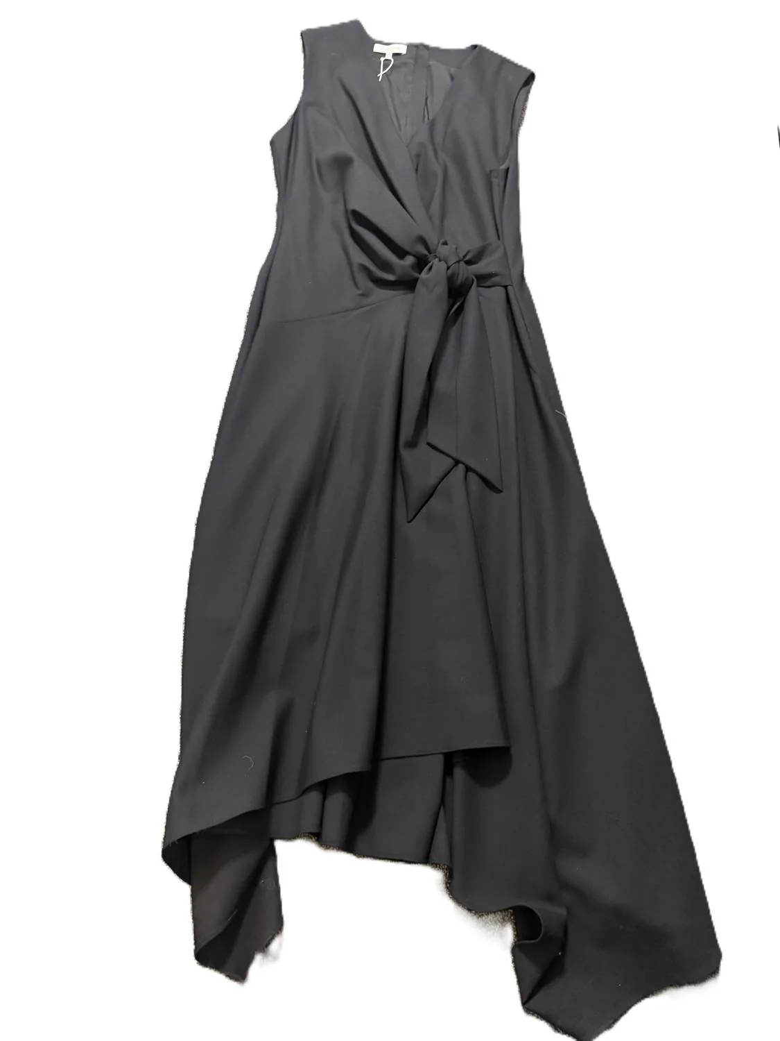 Women's Side Tie Midi Dress In Black
