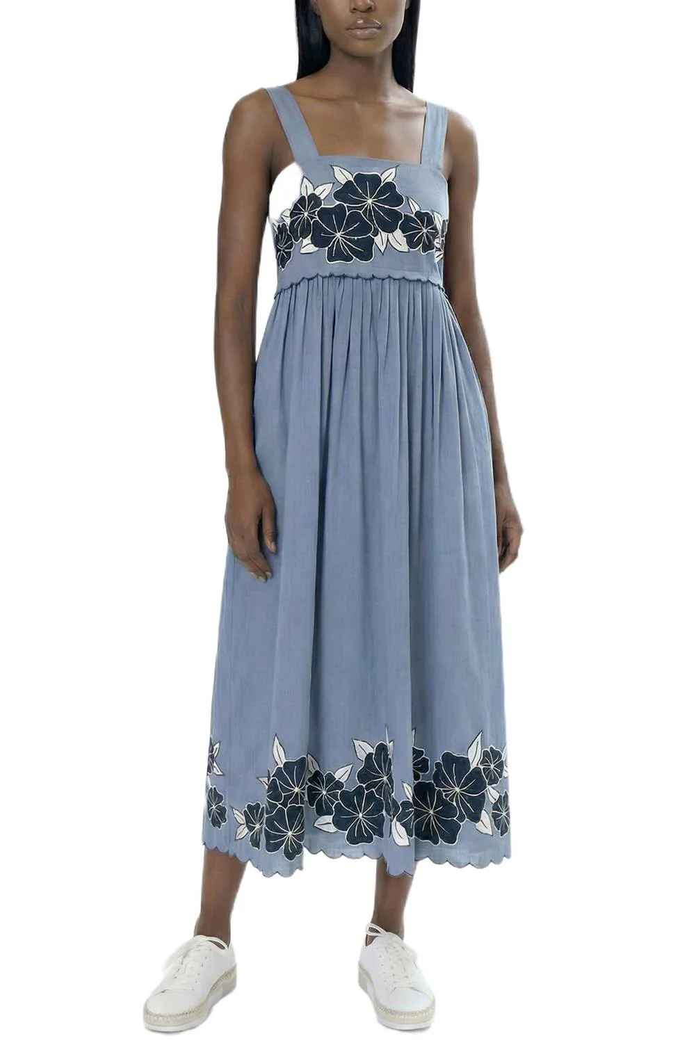 Women's Sindhu Dress In Chambray