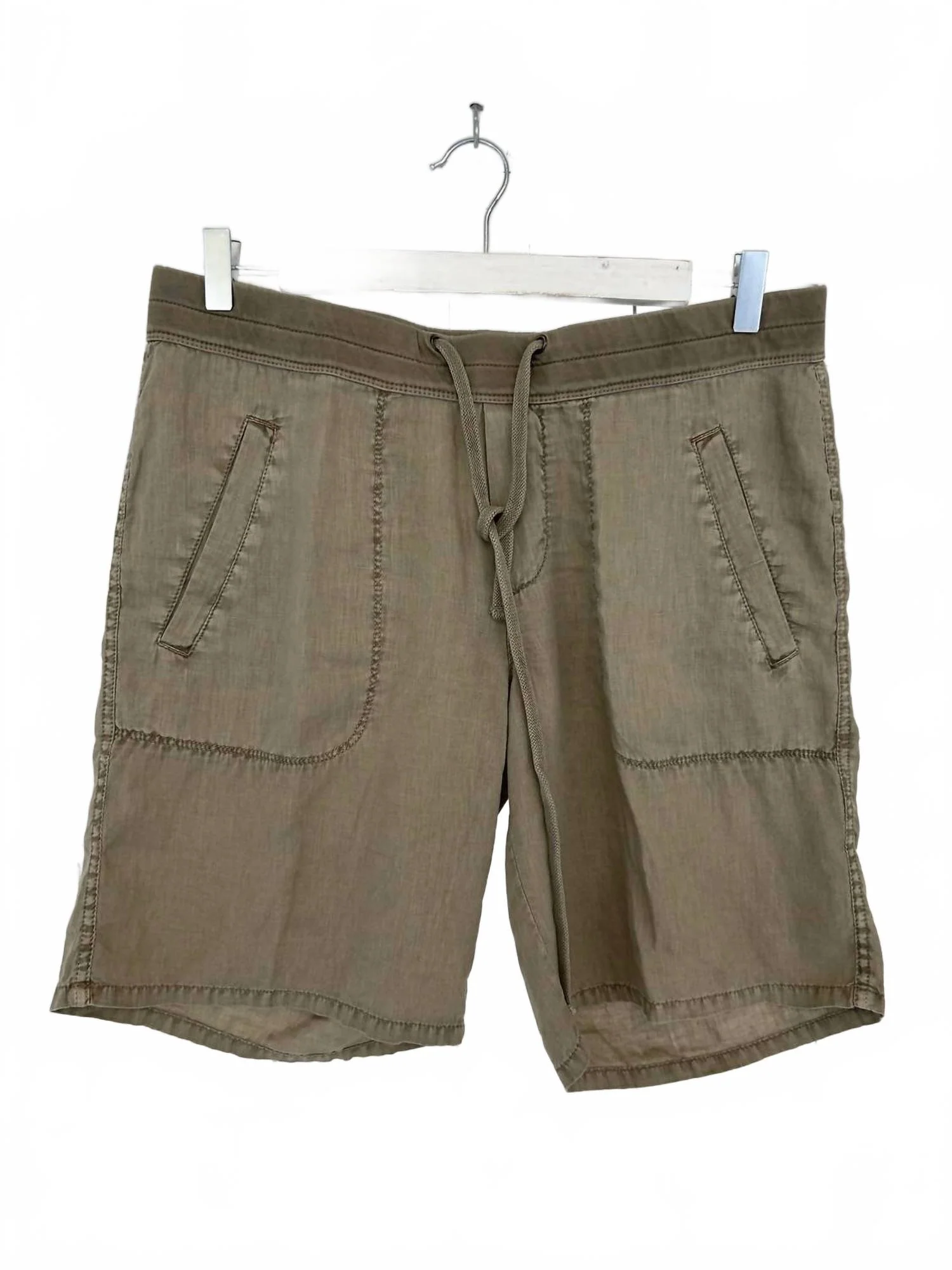 Women's Soft Drape Utility Short In Overcast - Image 2