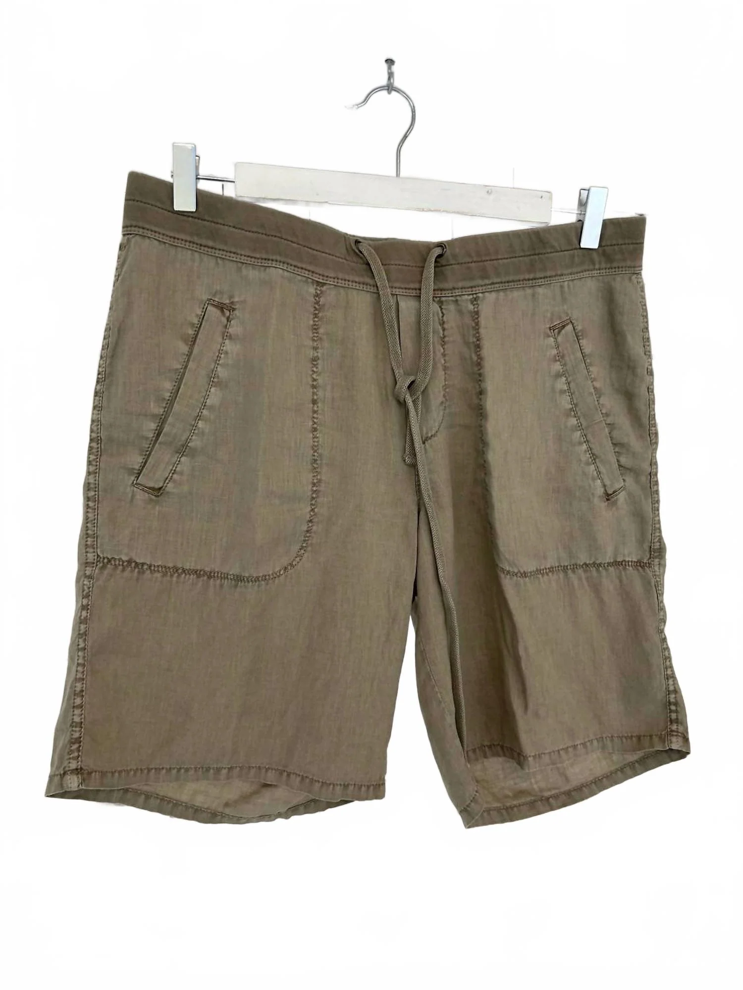 Women's Soft Drape Utility Short In Overcast - Image 3
