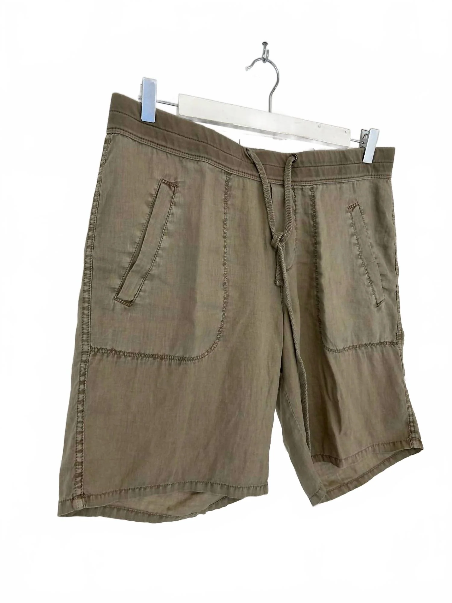 Women's Soft Drape Utility Short In Overcast - Image 4