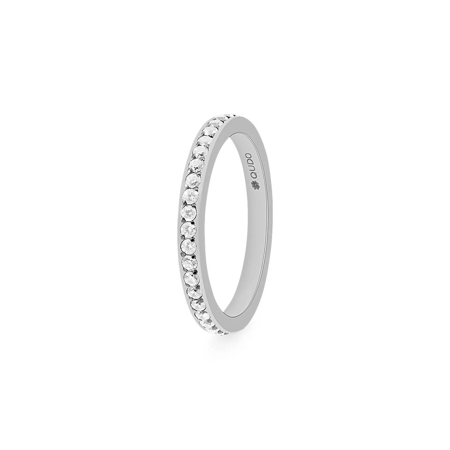 Women's Spacer Eternity Small Ring In Silver - Image 2
