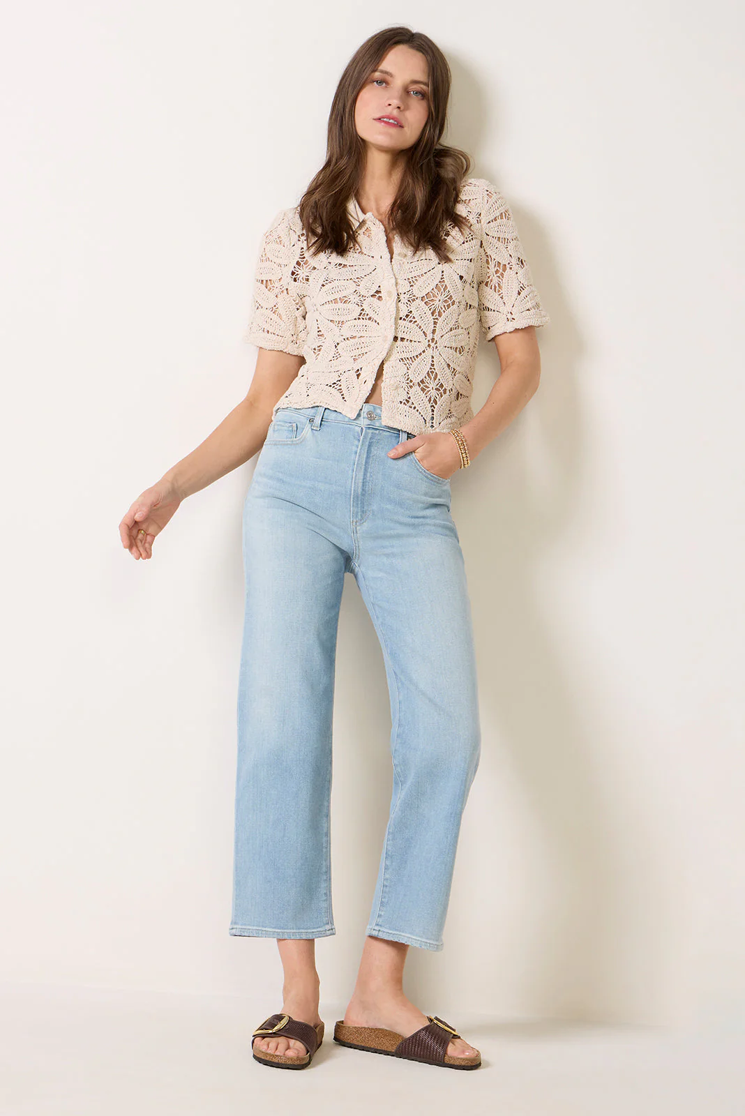 Women's Stevie Crop Straight Jean