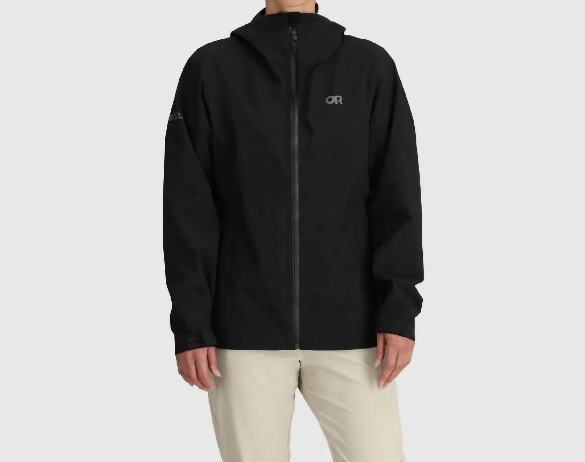 Women's Strato Burst Rain Jacket In Black