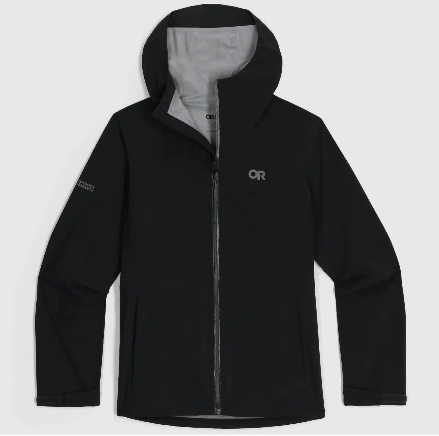 Women's Strato Burst Rain Jacket In Black - Image 4