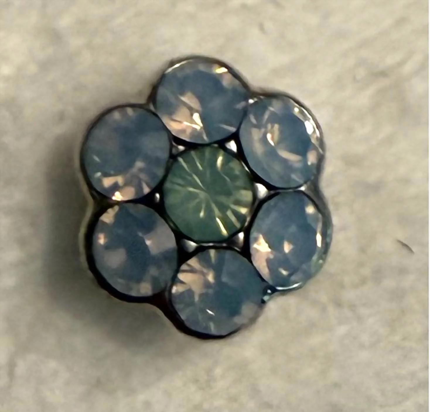Women's Studs Earrings In Blue/ Green - Image 2
