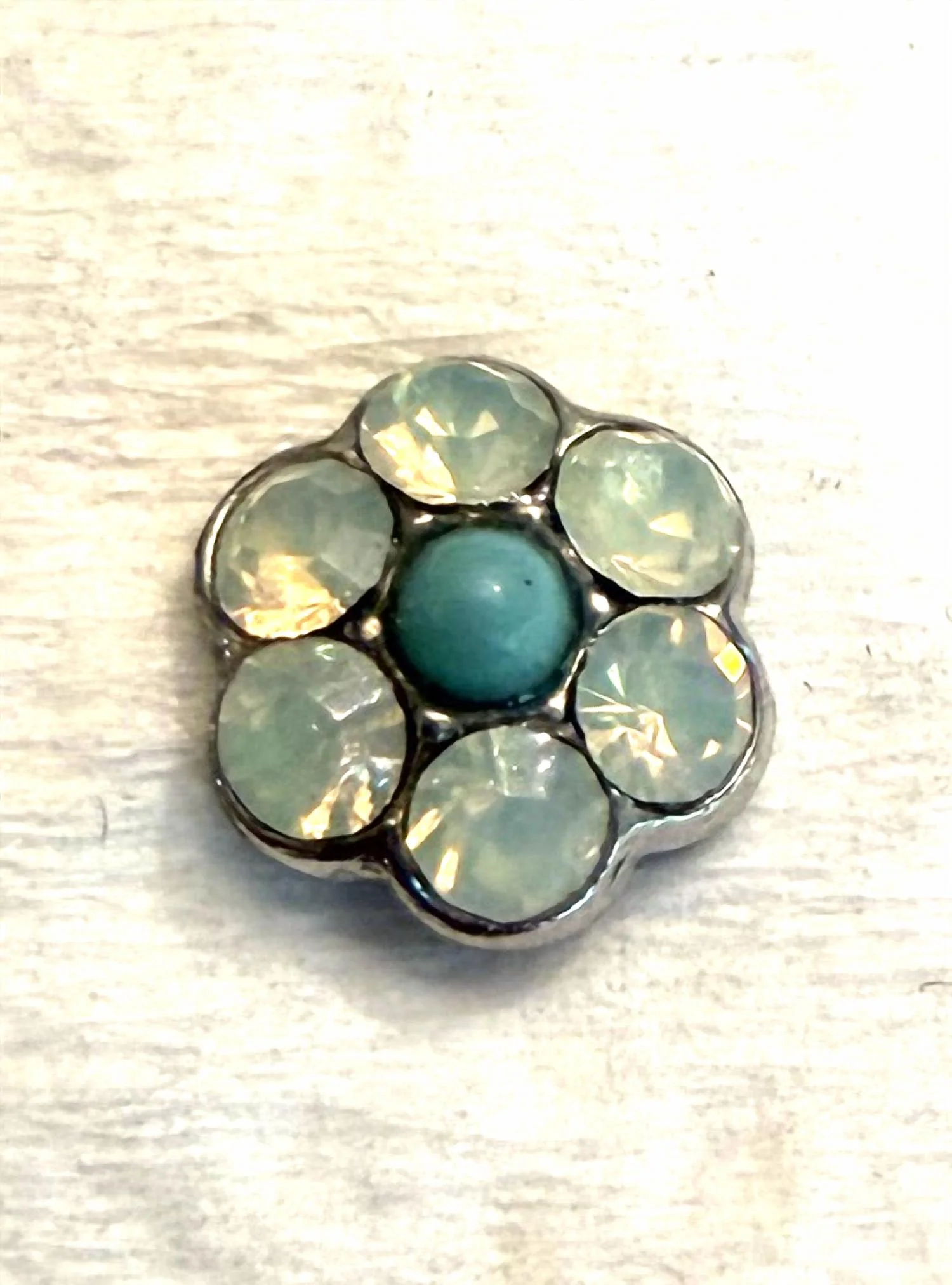 Women's Studs Earrings In Green/ Blue - Image 2