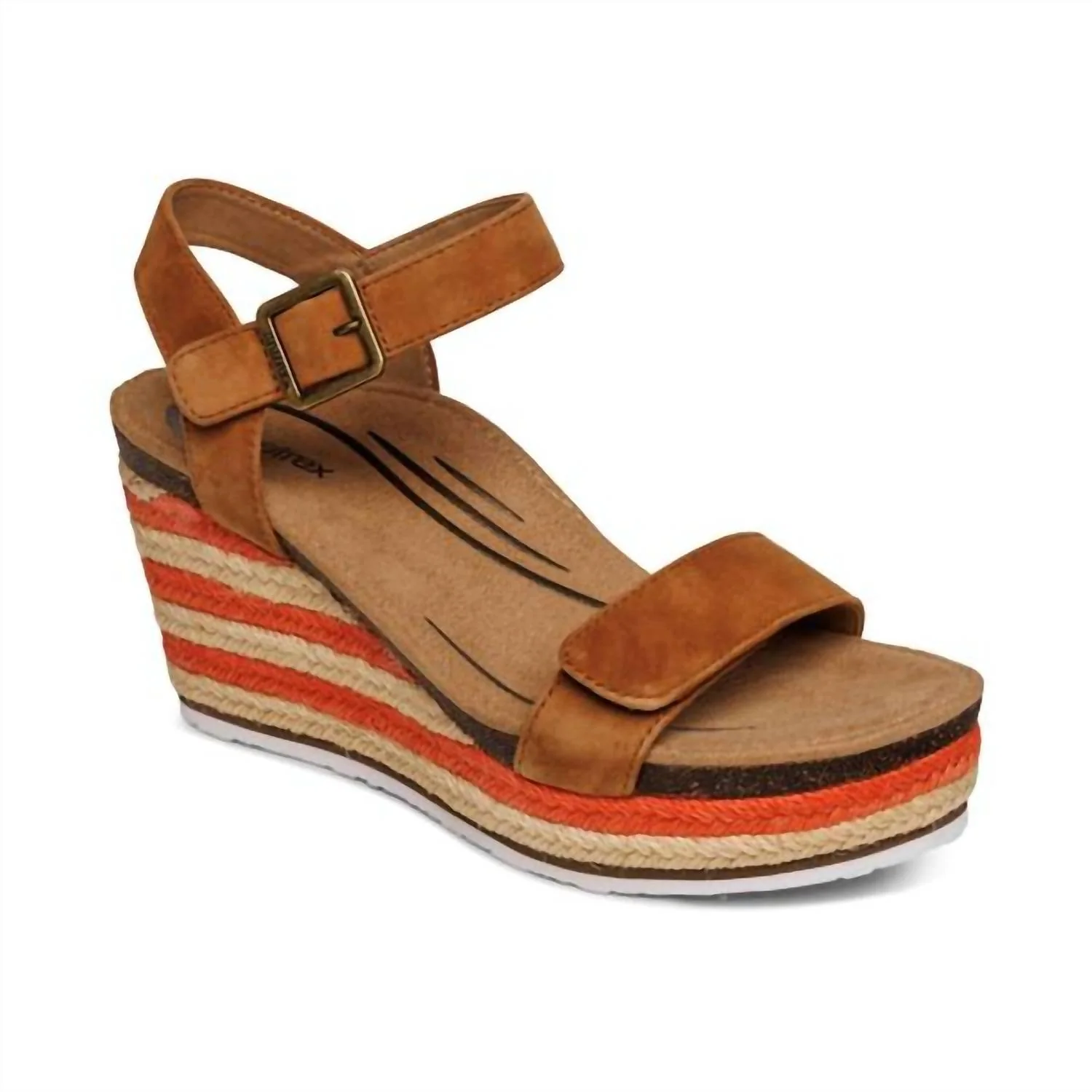 Women's Sydney Espadrille Wedge In Cognac - Image 4