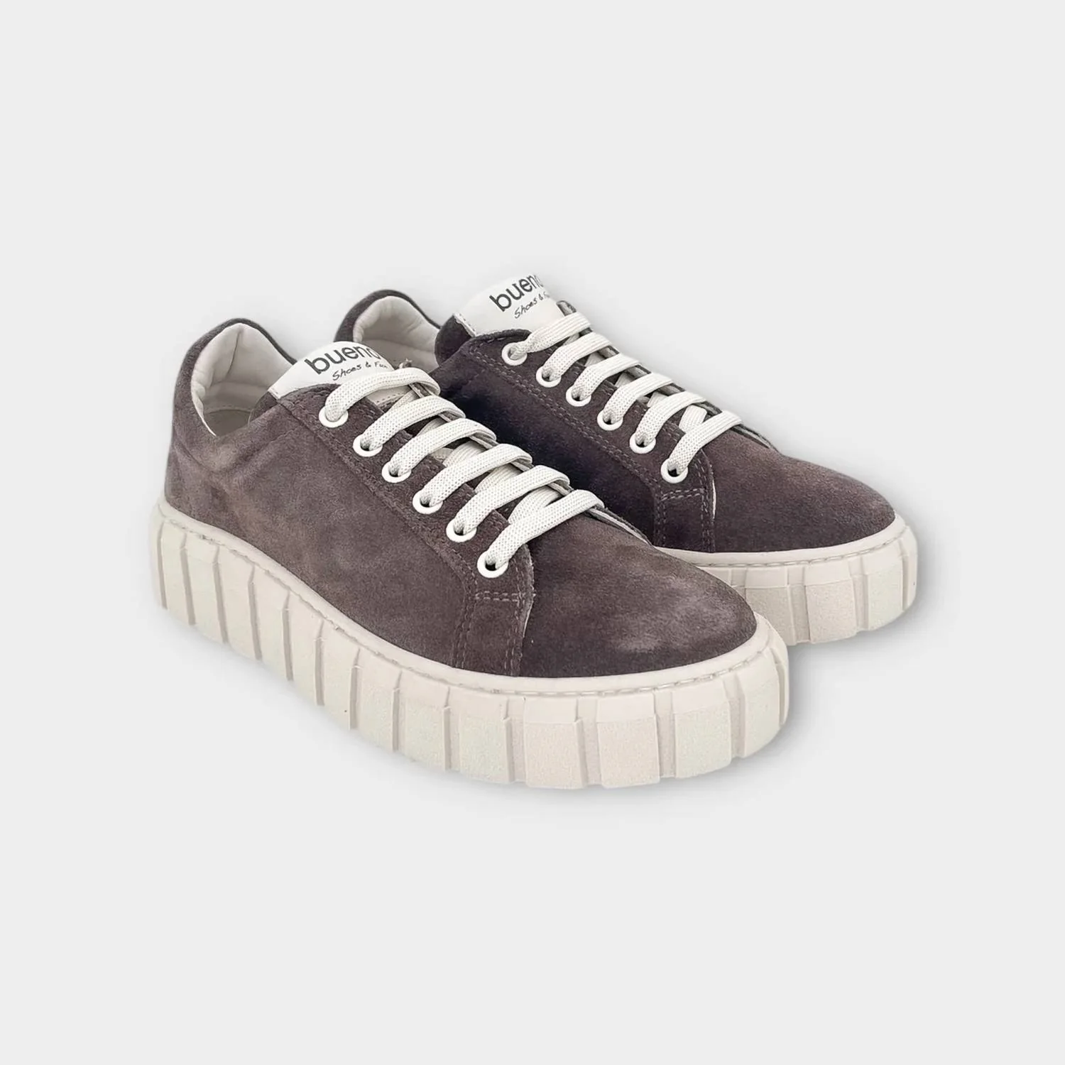 Women's Talia Platform Sneaker In Espresso Suede