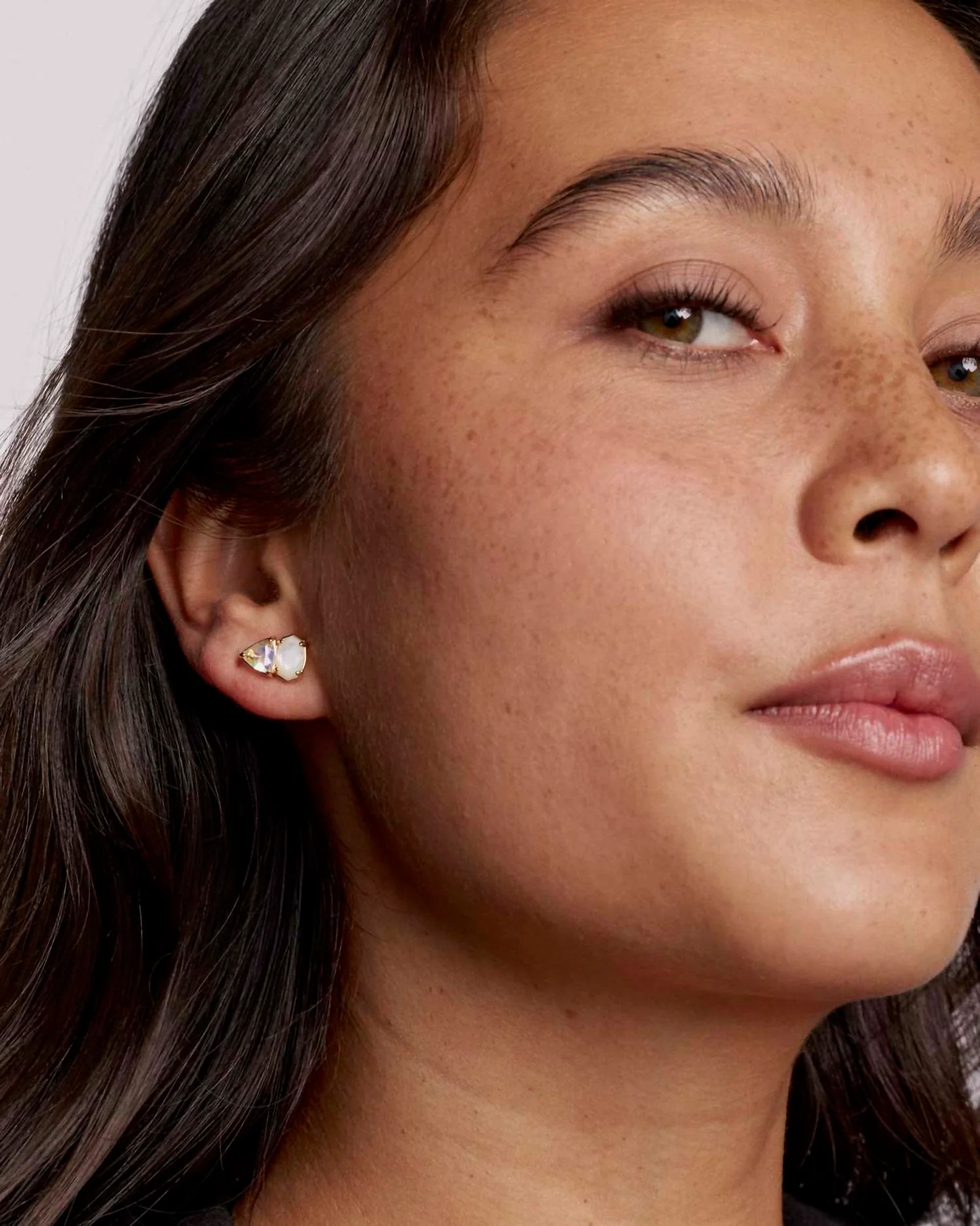 Women's Tatum Stud Earrings In Gold Neutral Mix - Image 2