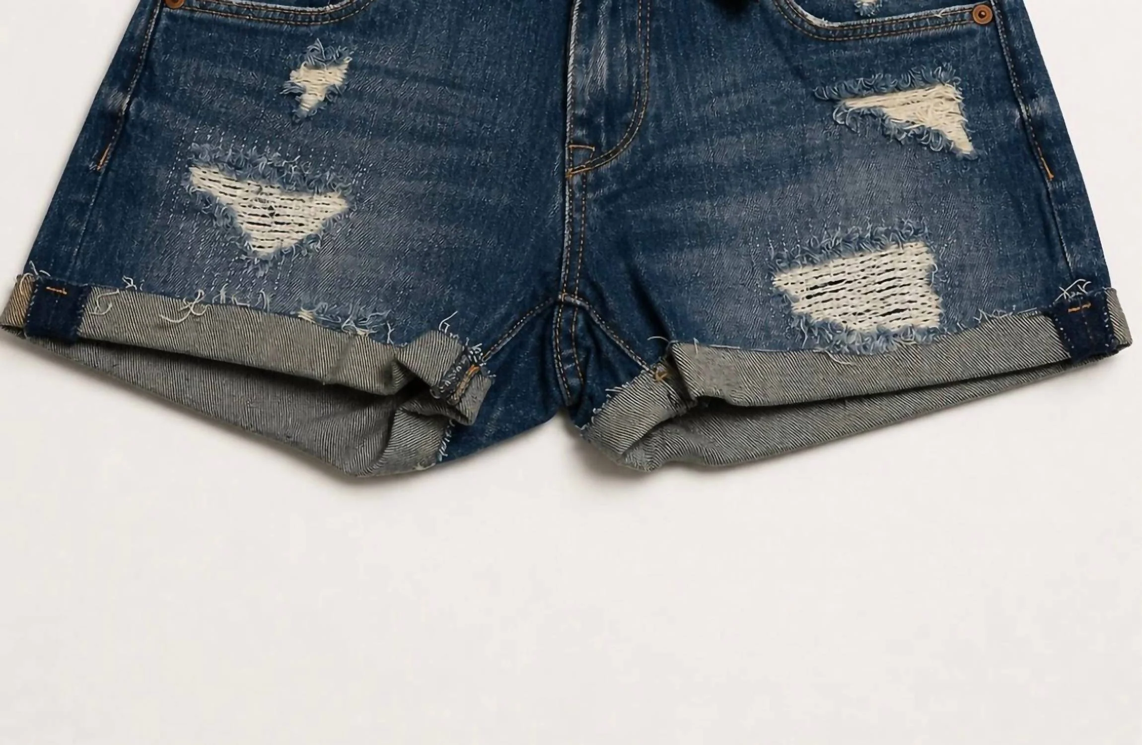 Women's The Fulton Denim Shorts In Blue