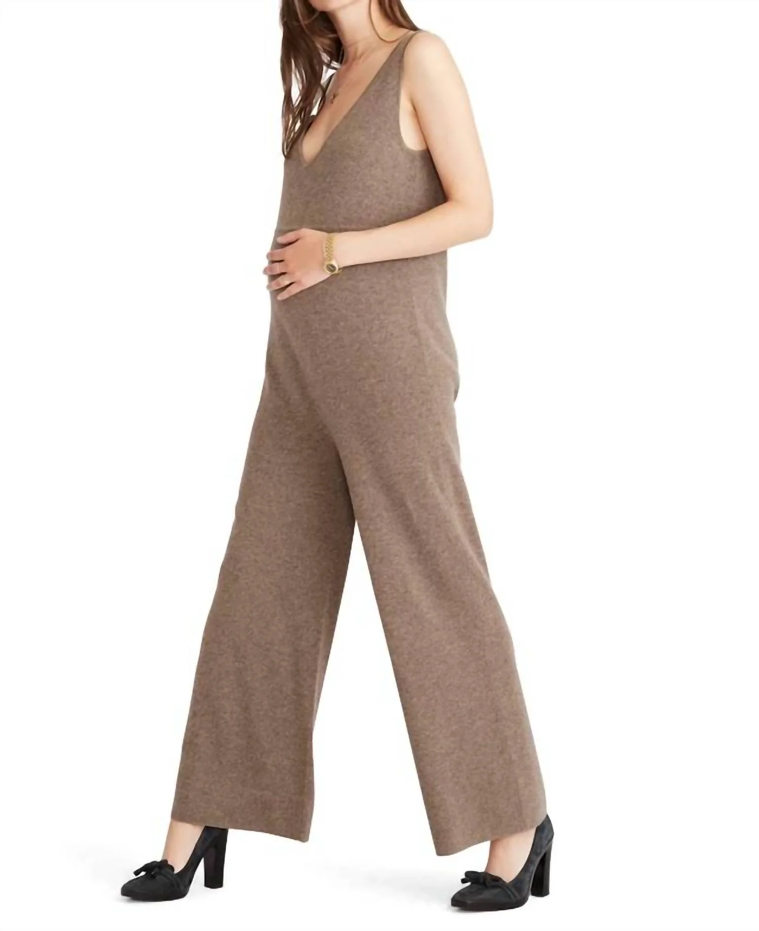 Women's The Nola Jumpsuit In Portabella/brown