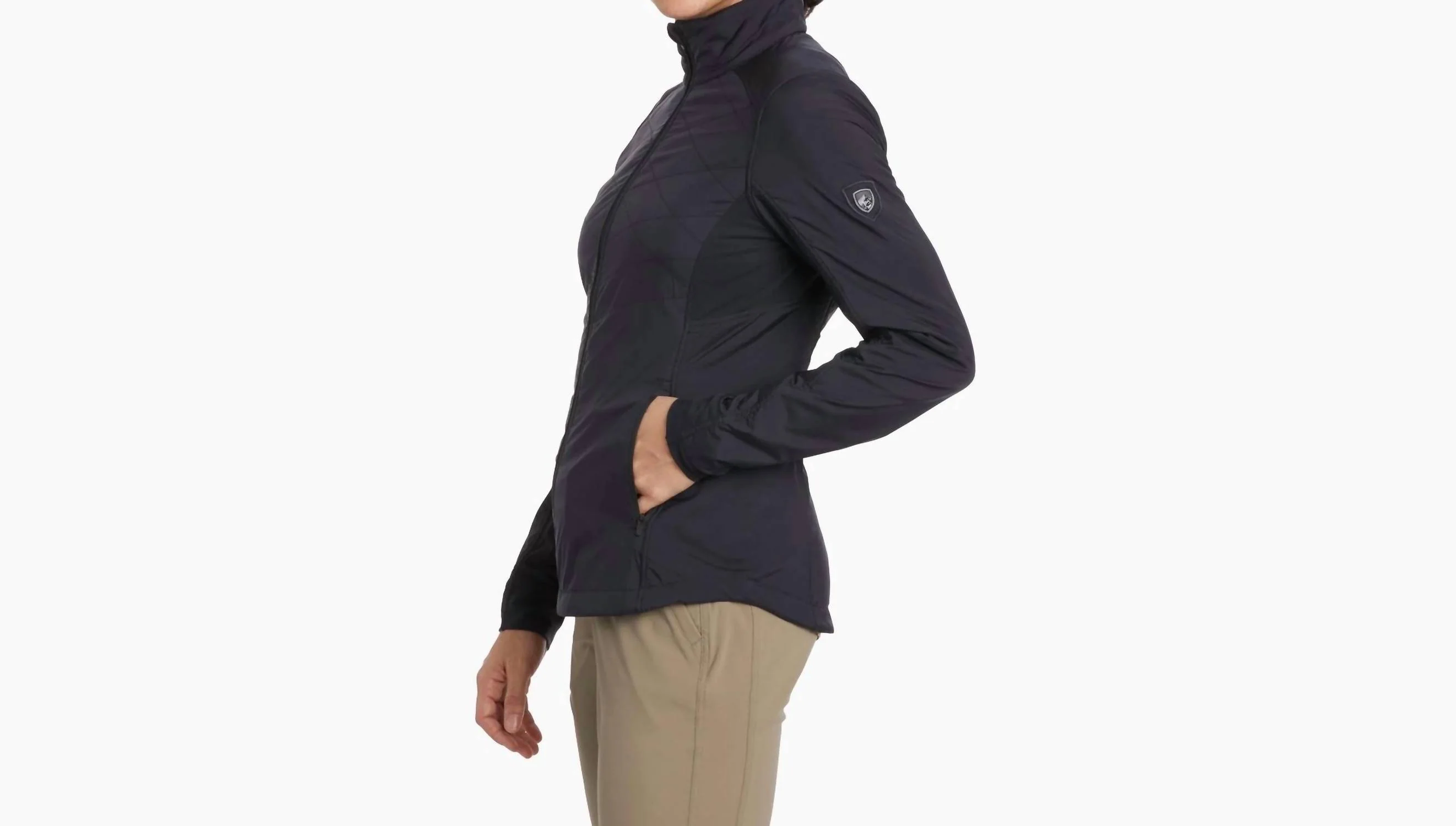 Women's The One Jacket In Raven - Image 2