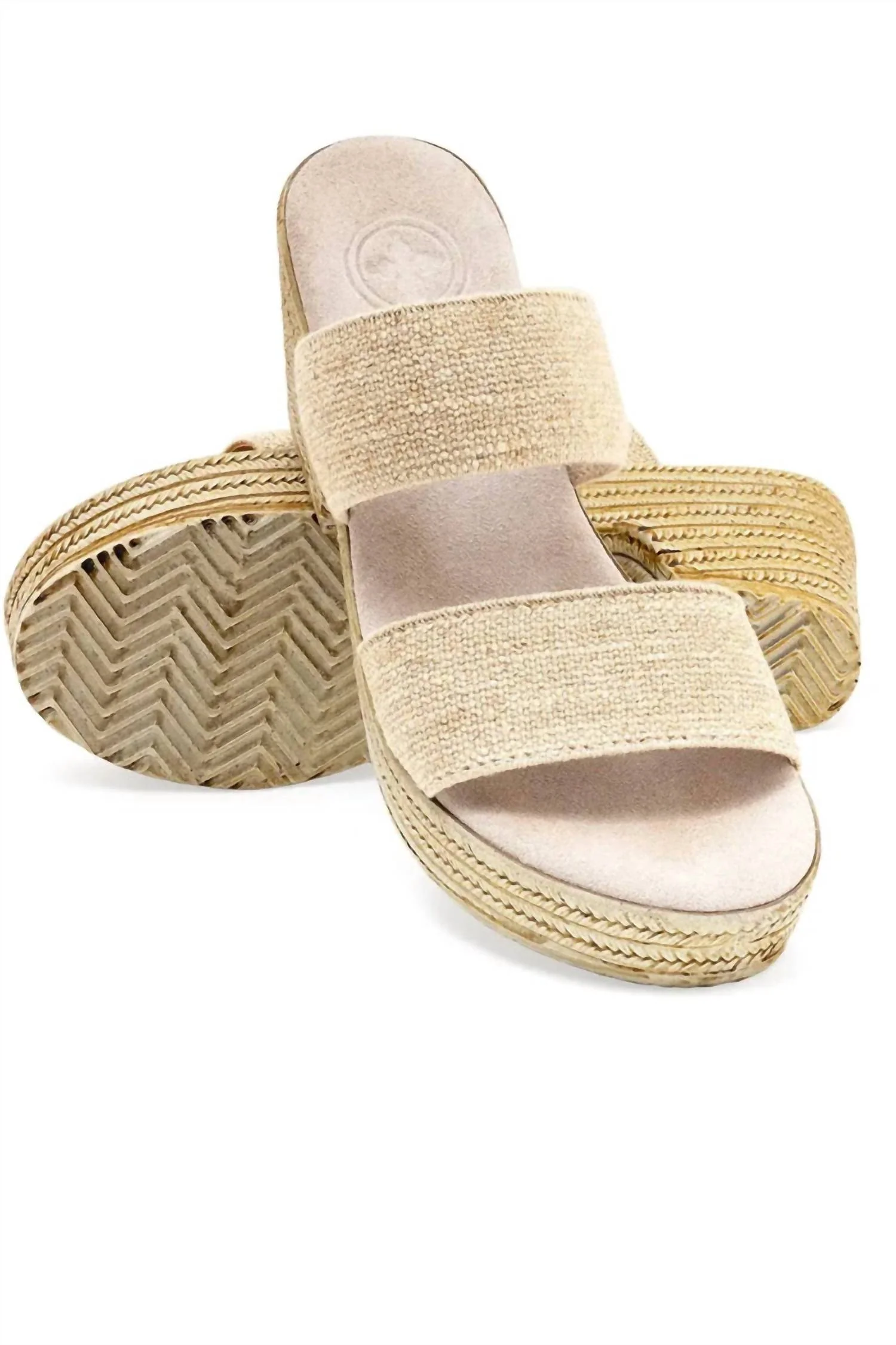 Women's Thea Platform Espadrille Sandals In Linen - Image 3