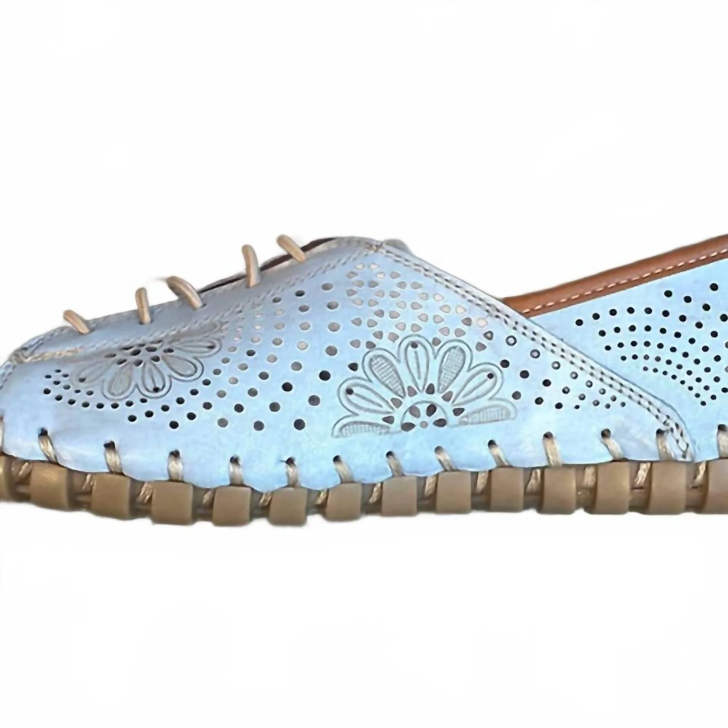Women's Theory Lace-Up Shoes In Light Blue - Image 3