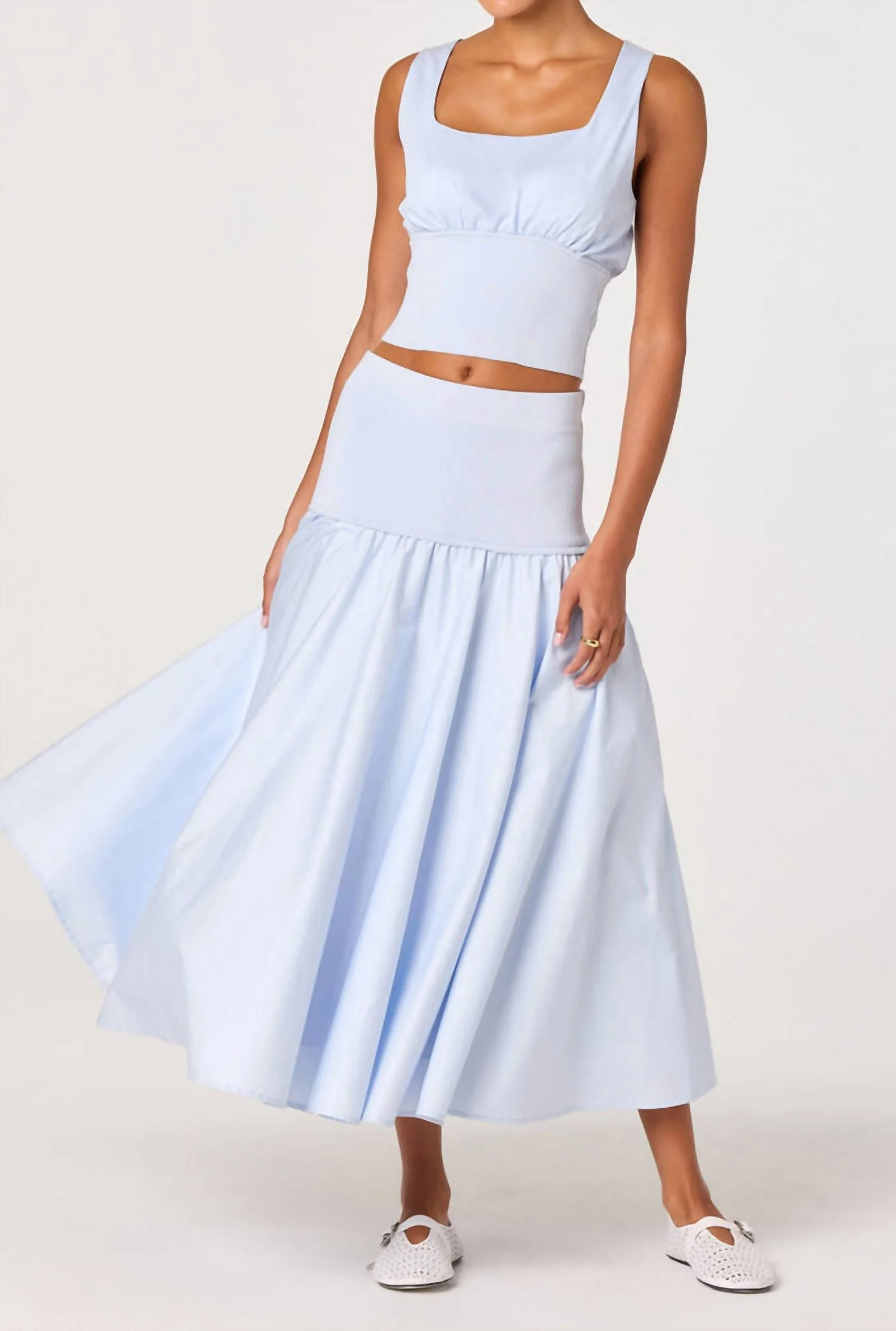 Women's Thesan Skirt In Blue - Image 5