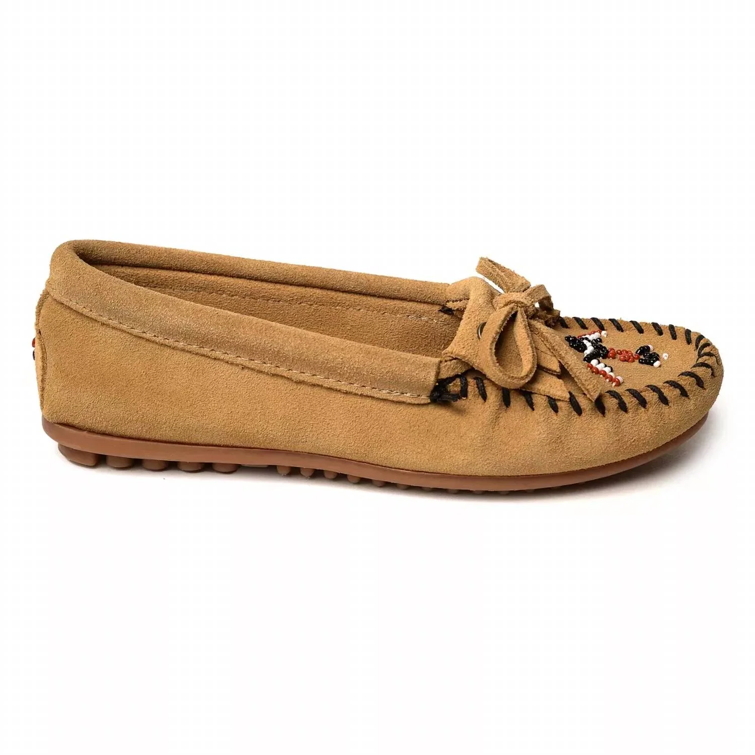 Women's Thunderbird Animikii Moccasin In Taupe - Image 2