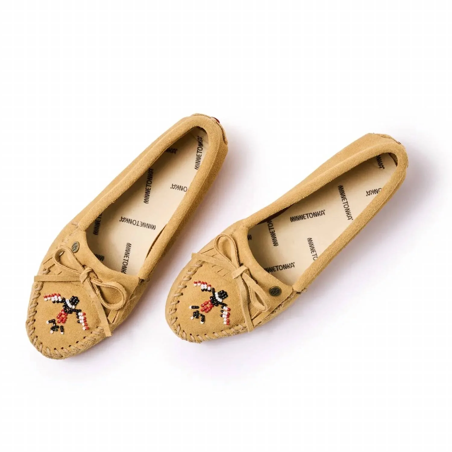 Women's Thunderbird Animikii Softsole Moccasins In Tan - Image 3