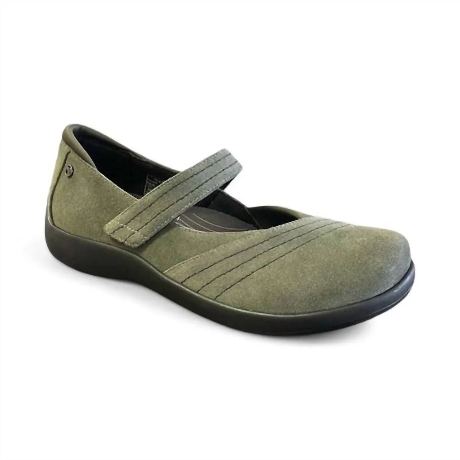 Women's Timaru Mary Jane Shoe In Moss Suede