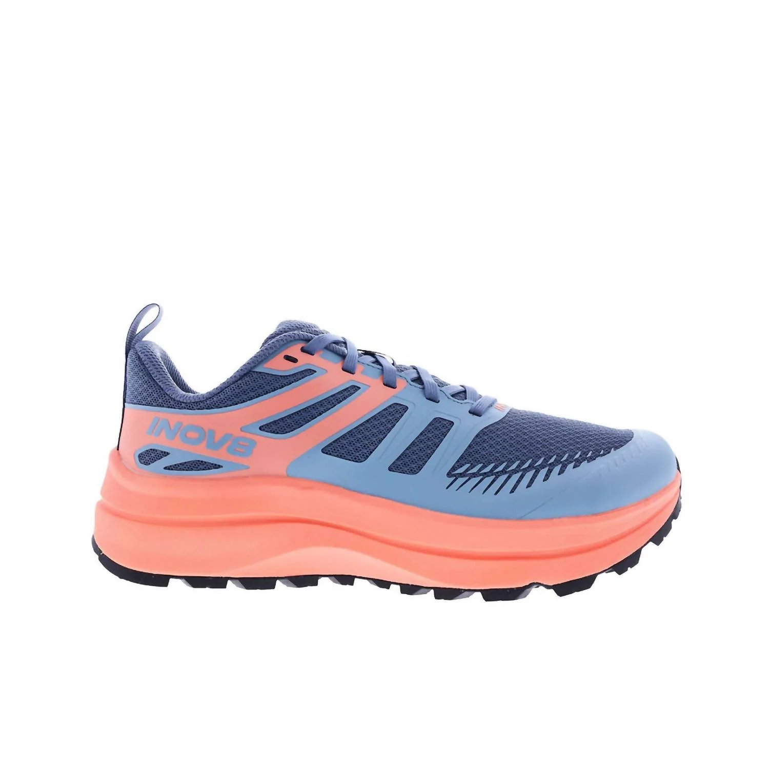 Women's Trailfly Max Shoe In Blue Grey/coral/light Grey - Image 2
