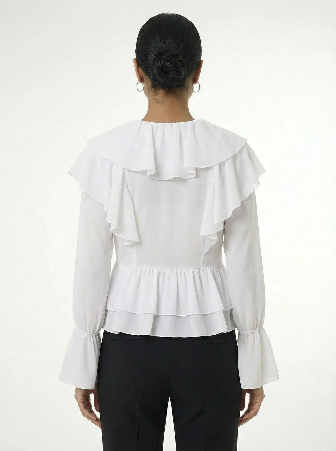 Women's Trista Blouse In White - Image 2