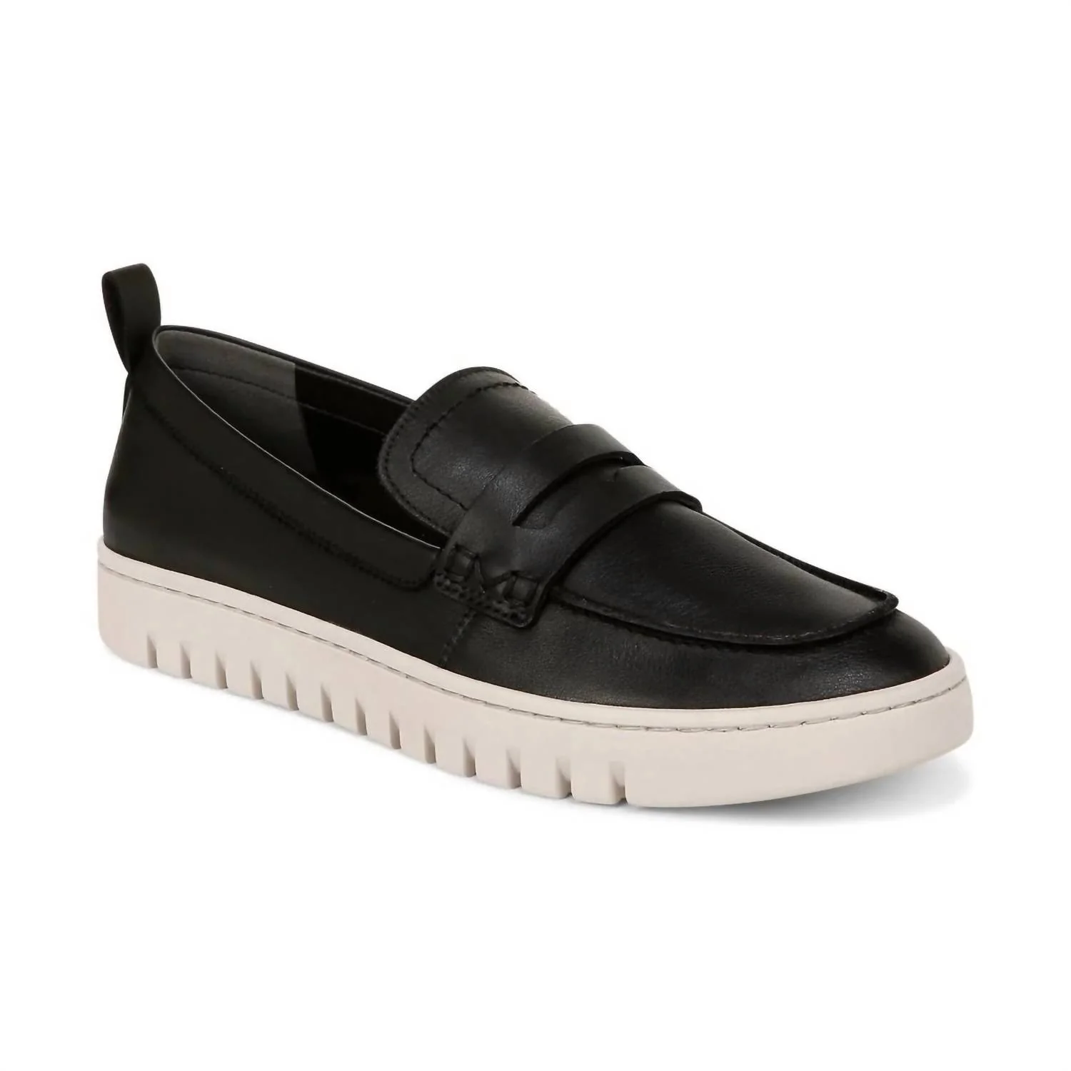 Women's Uptown Loafer In Black Leather - Image 2