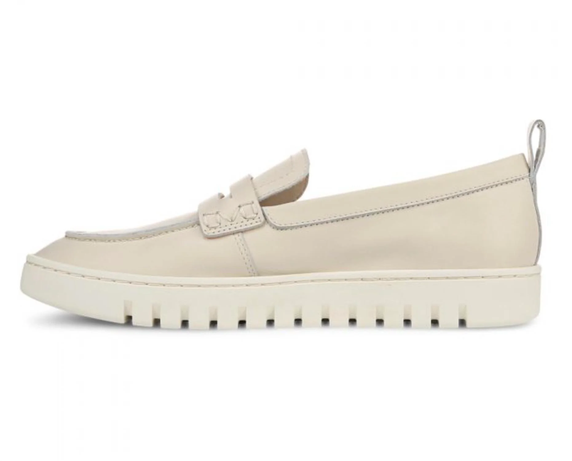 Women's Uptown Loafer In Cream Leather - Image 2