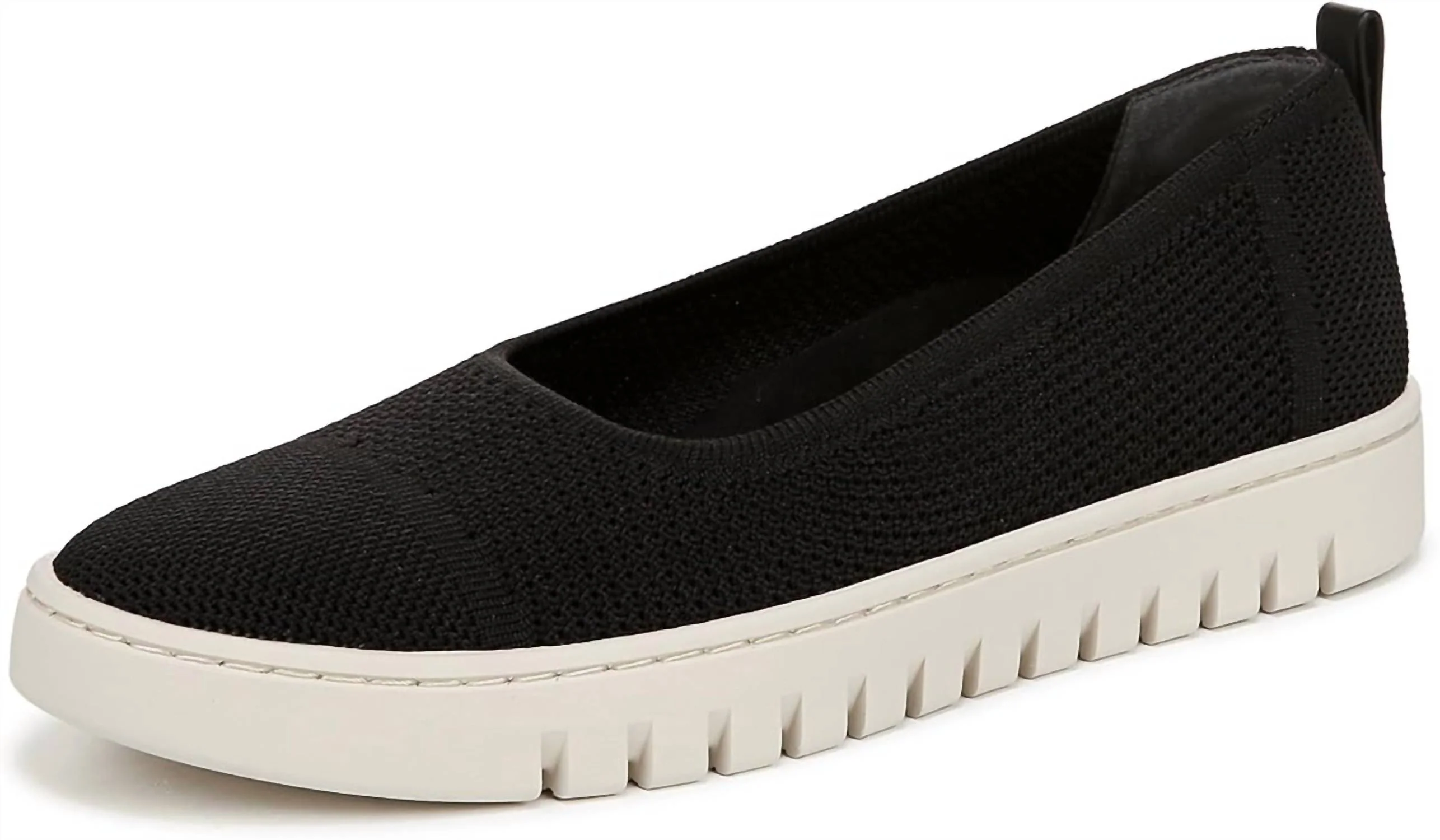 Women's Uptown Skimmer Slip-On In Black Knit - Image 2