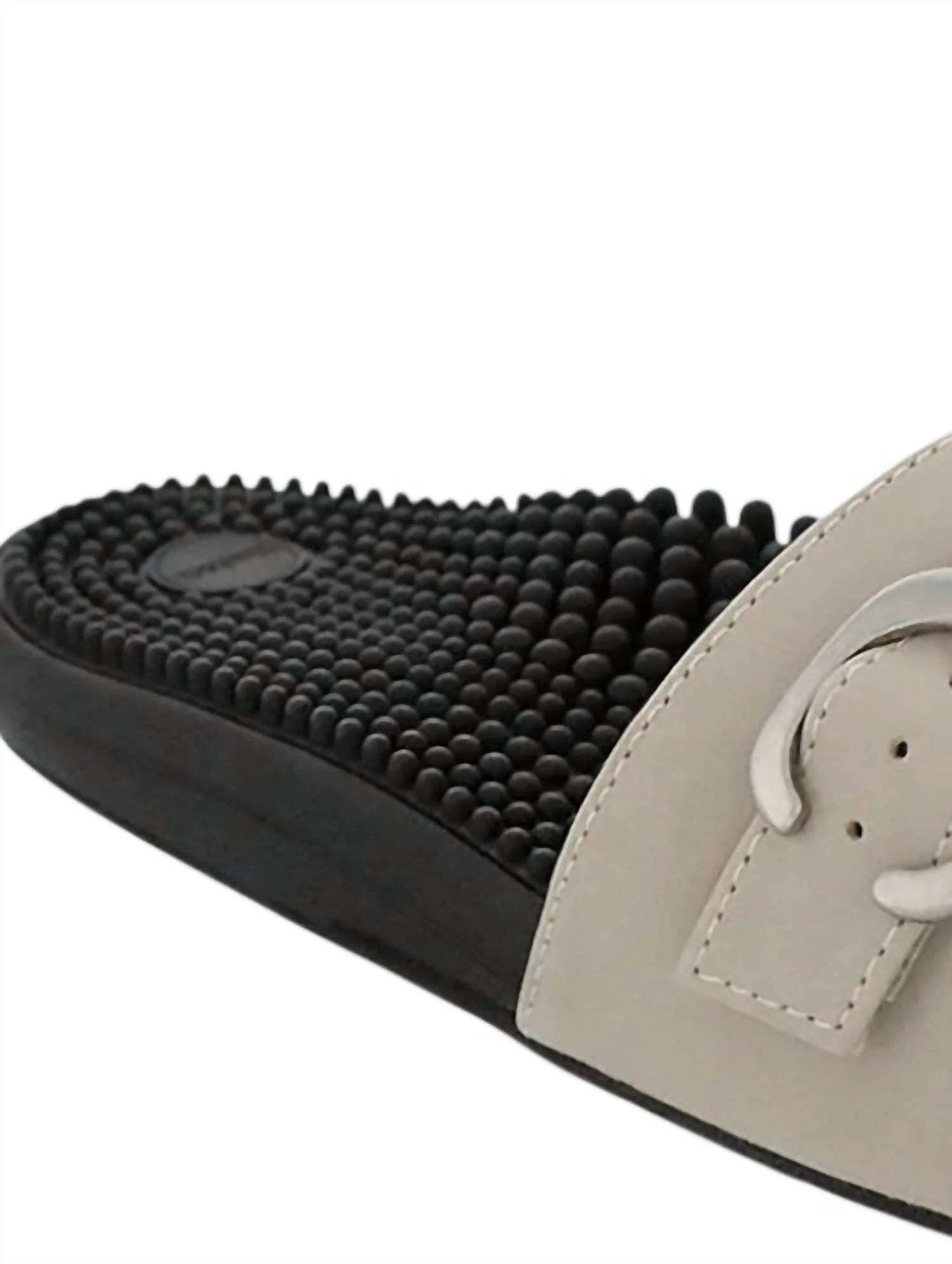 Women's Vibe-V Massage Sandal In Taupe - Image 2