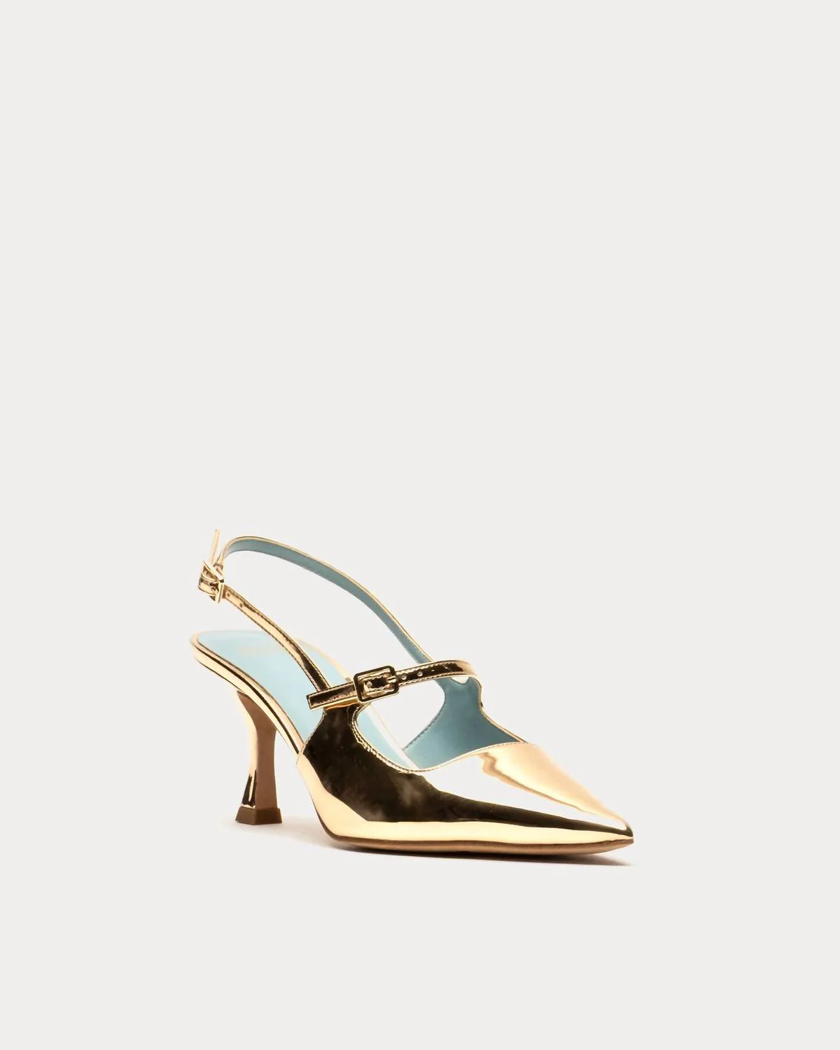 Women's Vivi Pointed Toe Pump In Gold - Image 2
