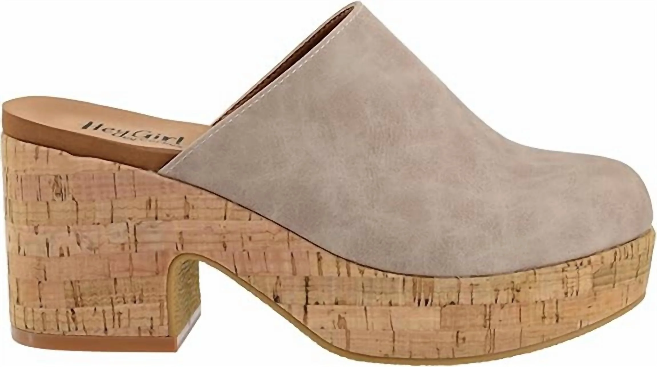 Women's Watch Your Step Platform Clogs In Taupe