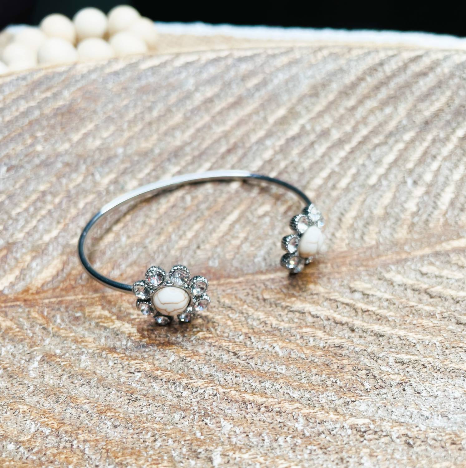 Women's Western Cuff Bracelet In Silver
