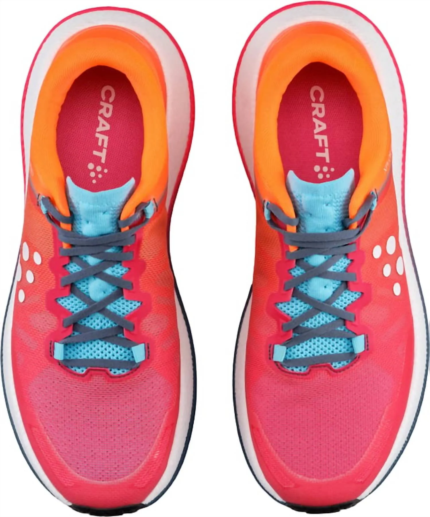 Women's Xplor Pro Running Shoes In Flourange/cosmo - Image 3