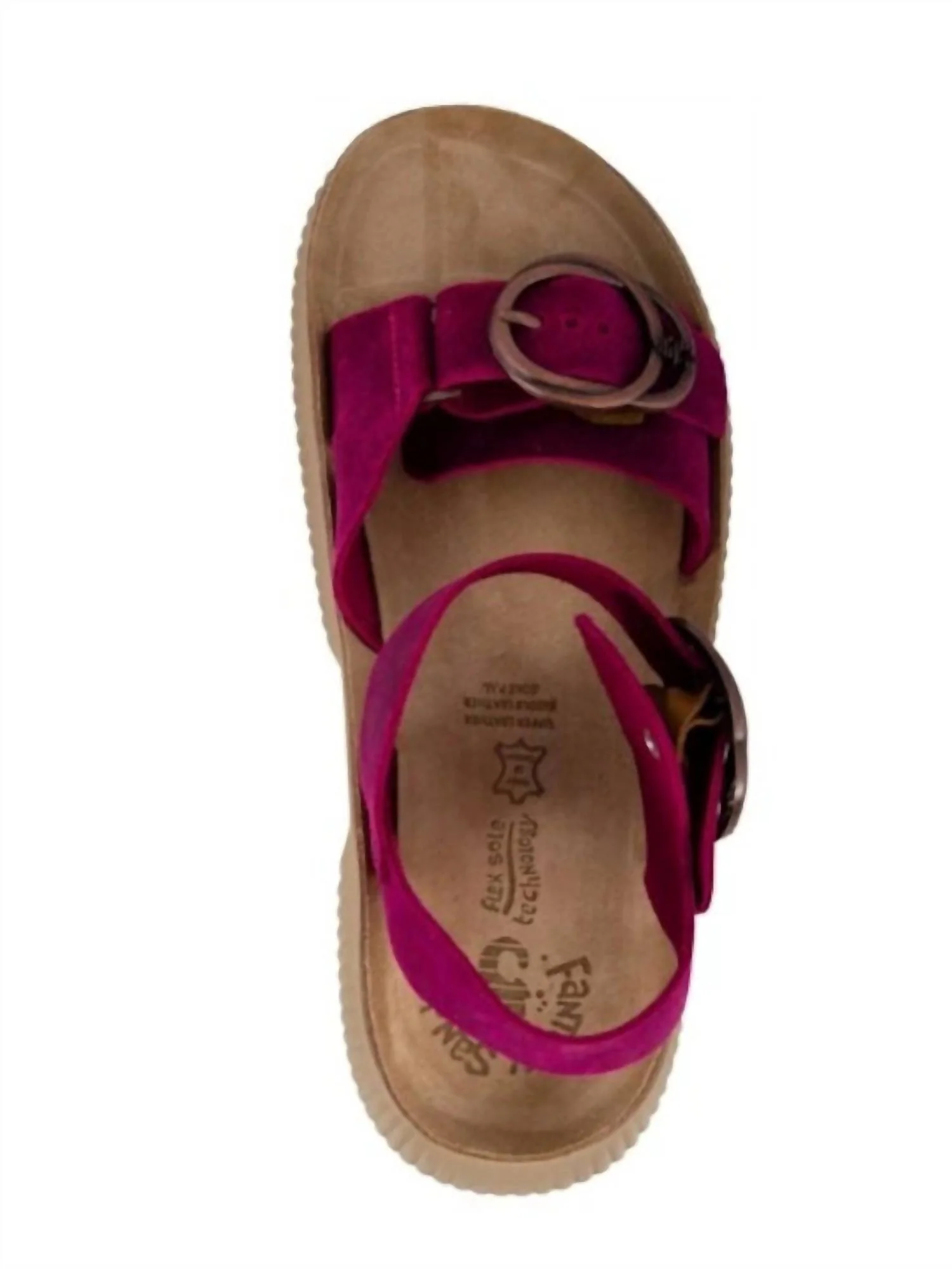 Women's Yvonne Platform Sandals In Fuchsia Pink - Image 2